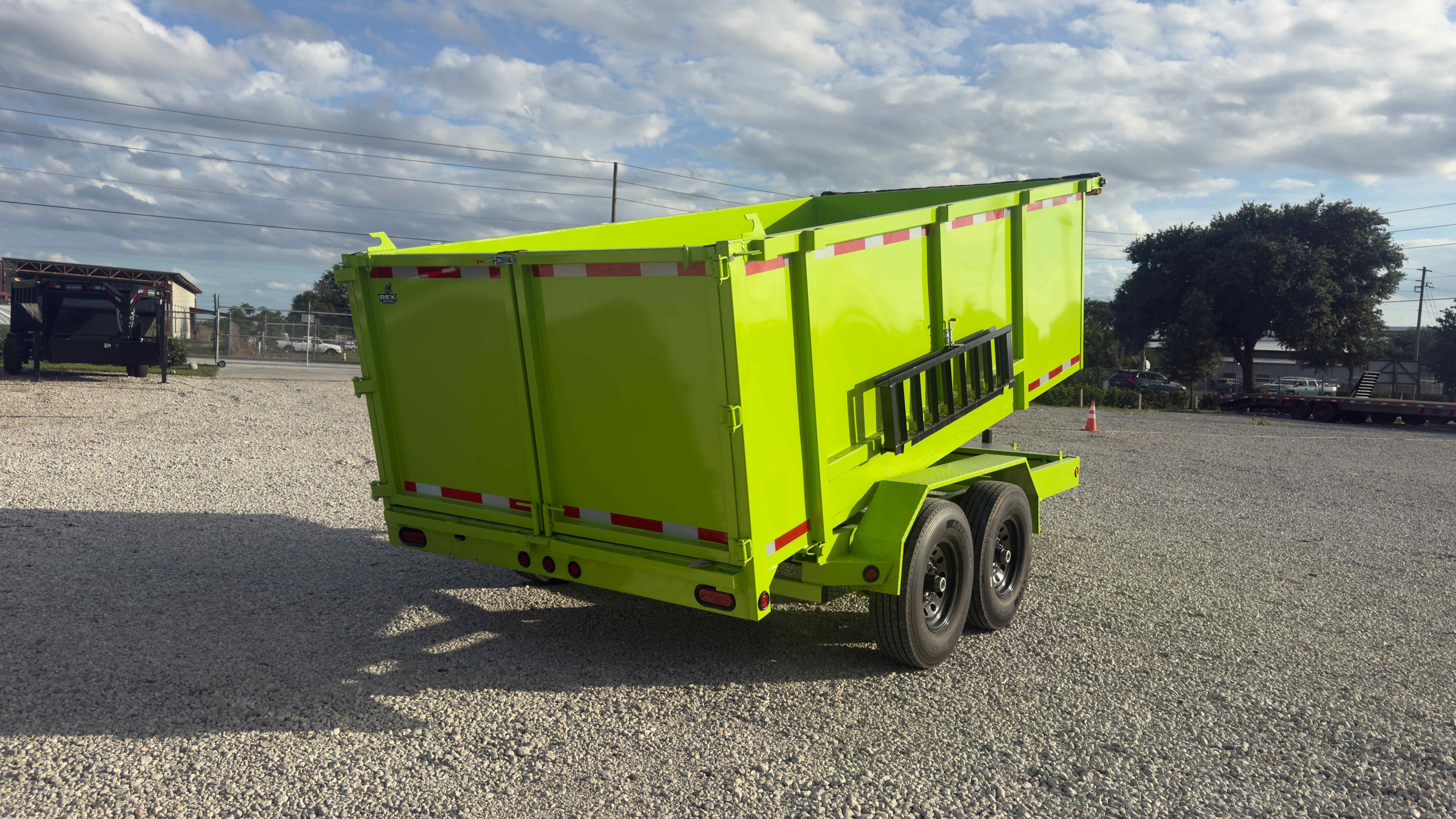 New 7×14 Steel Pines Cargo, LLC Dump Trailer