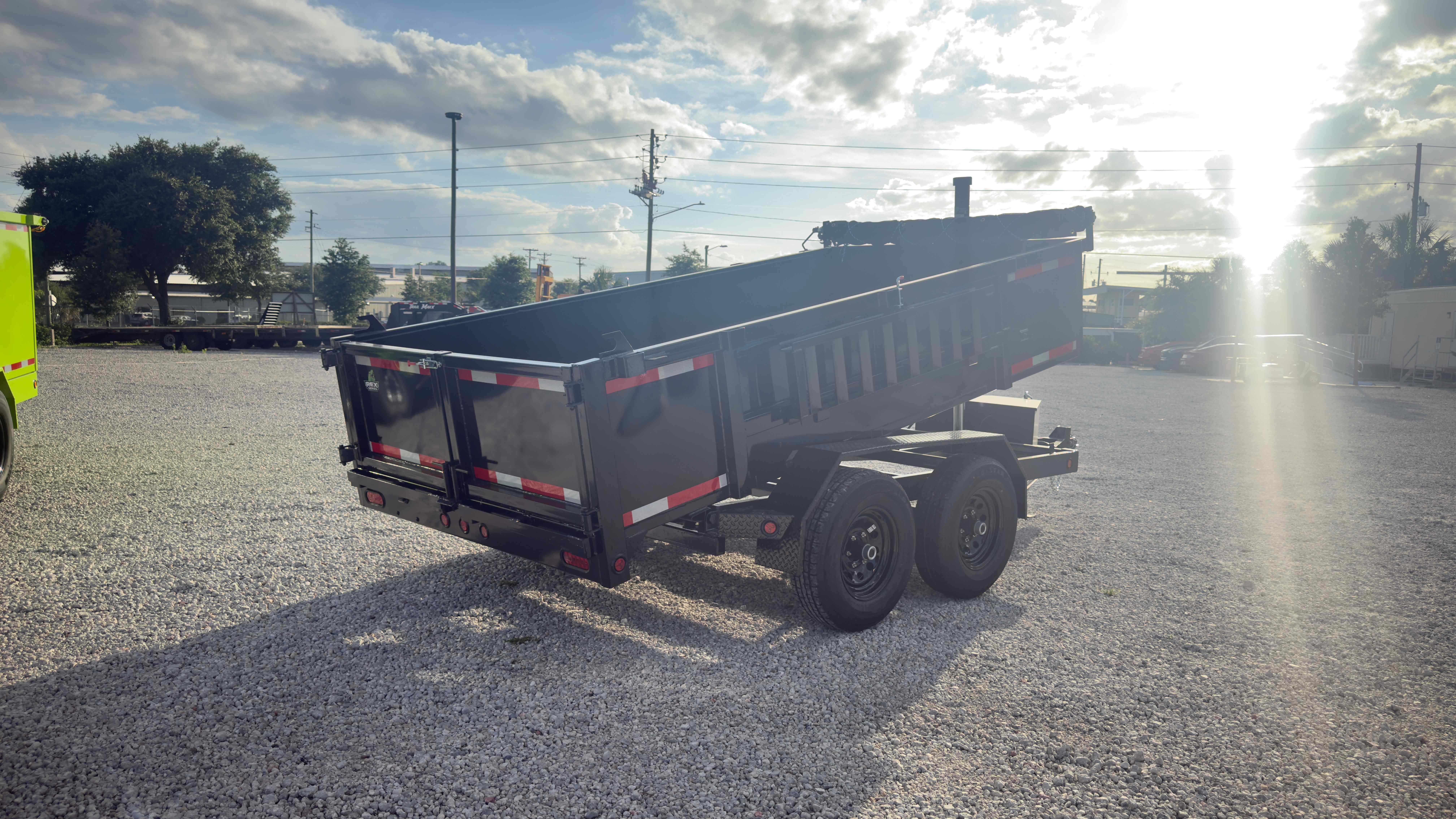 New 6×12 Steel Pines Cargo, LLC Dump Trailer