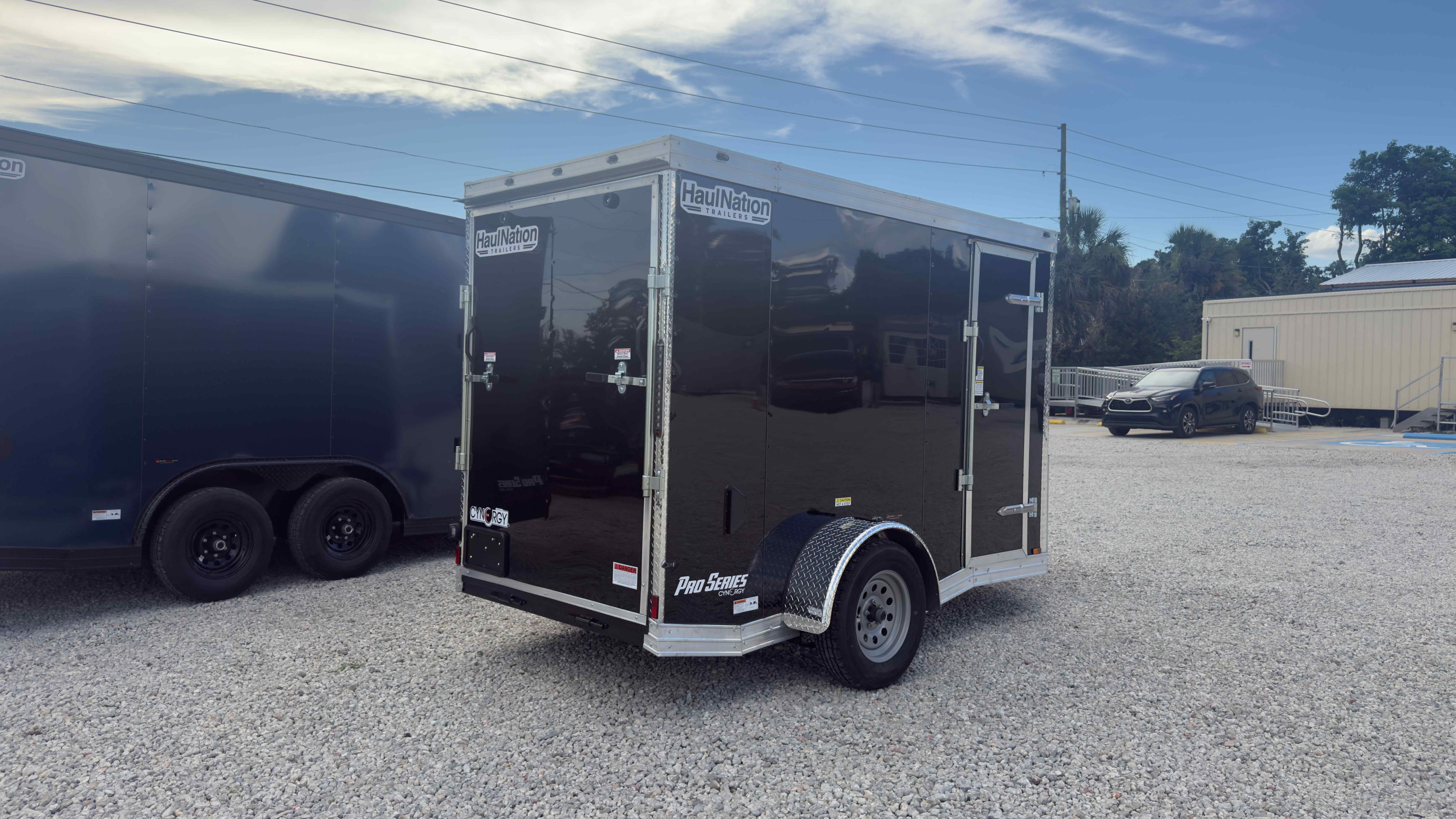 New 5×10 Cynergy Cargo Enclosed Trailer