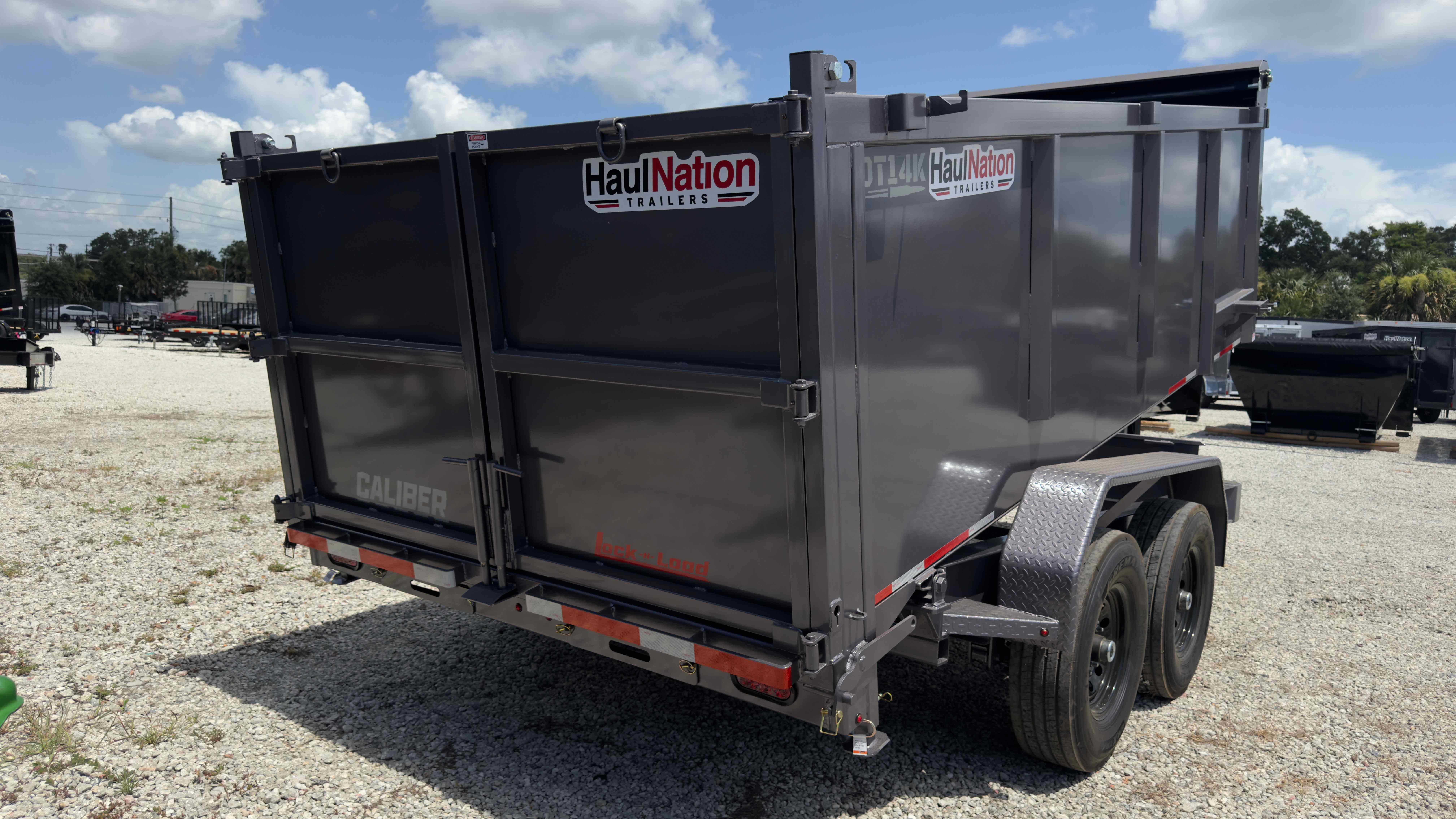 New 7×14 CALIBER Dump Trailer