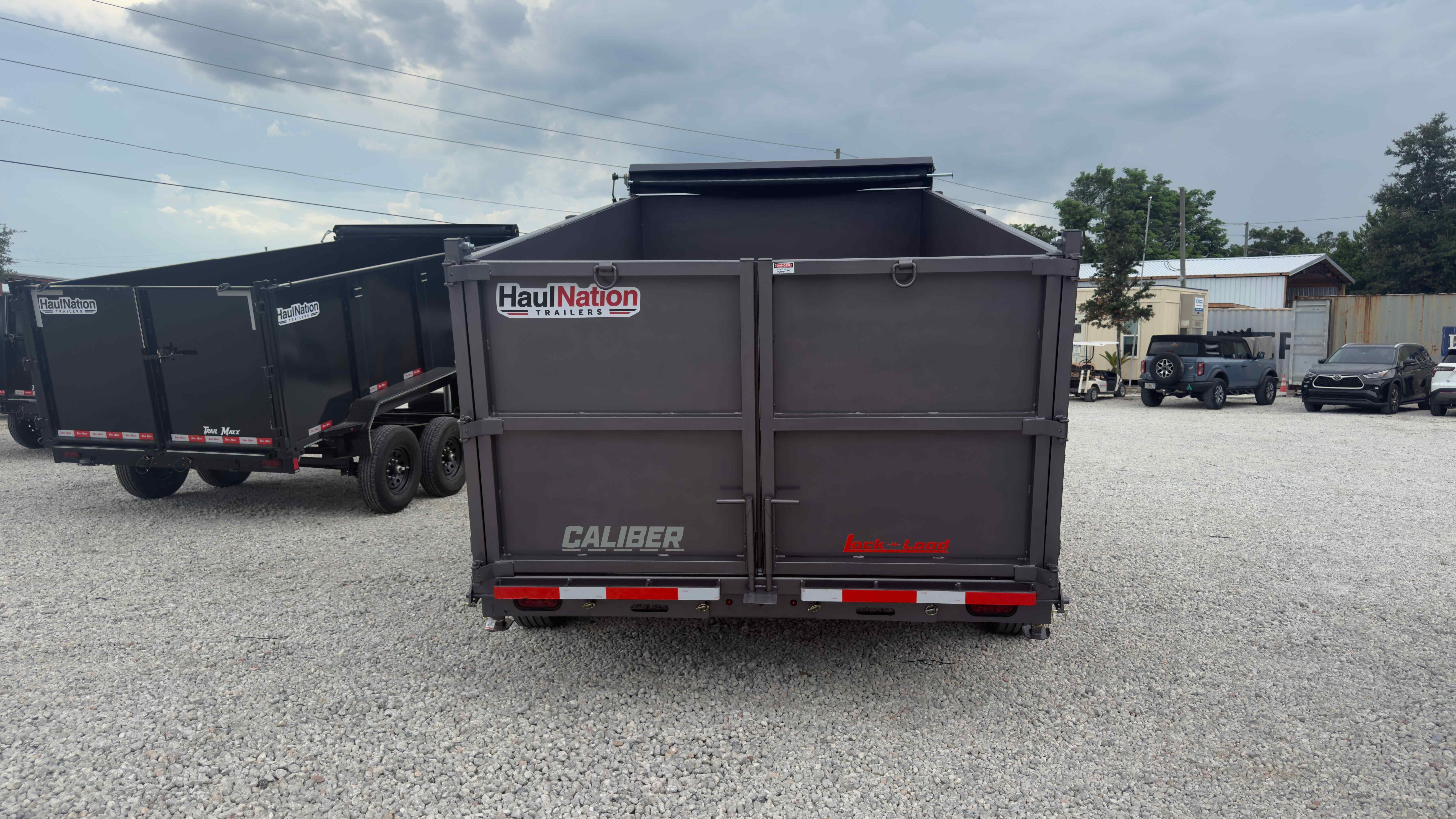 New 7×14 CALIBER Dump Trailer