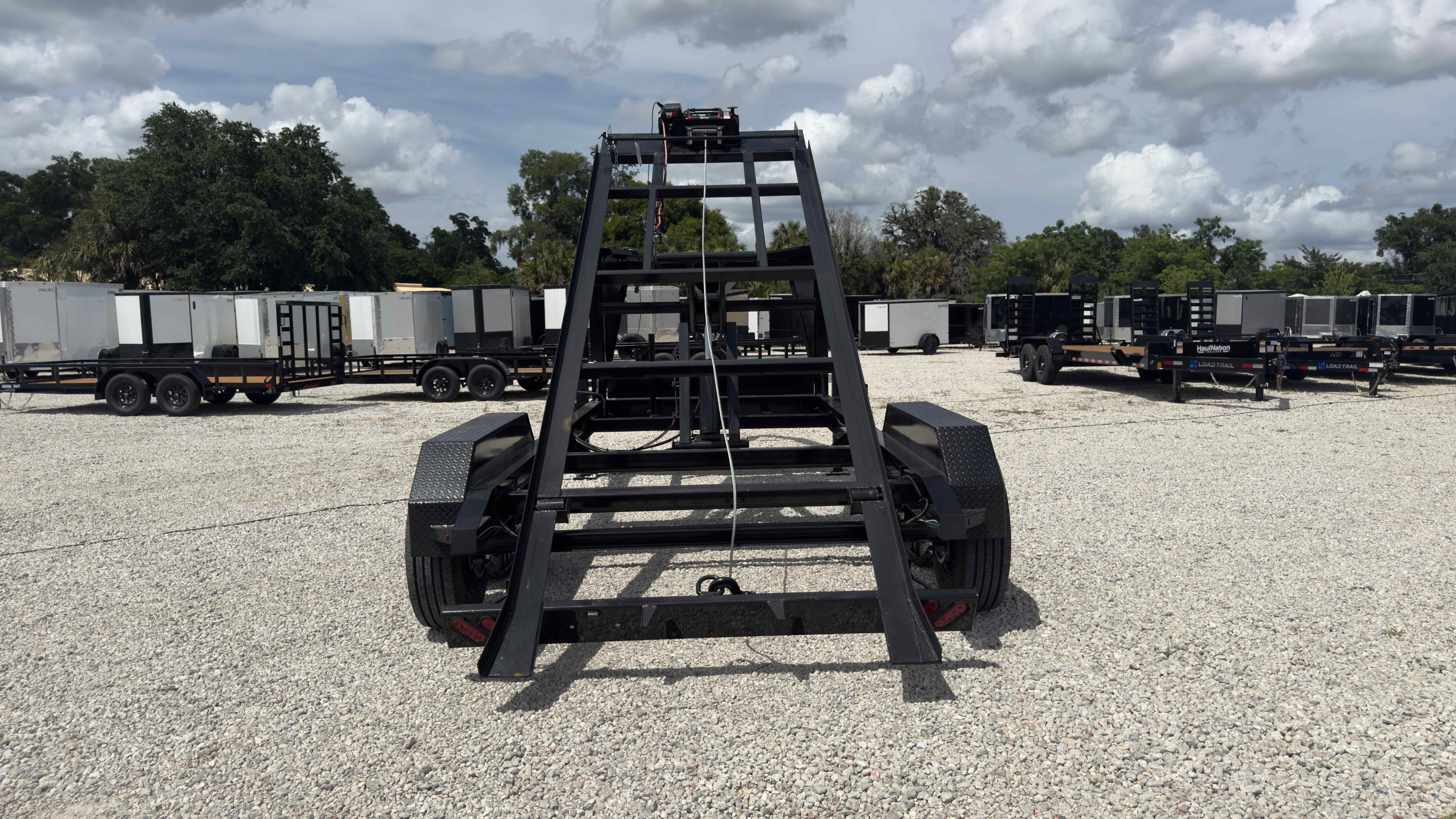 New 7×16 Steel Pines Cargo, LLC Roll Off Trailer