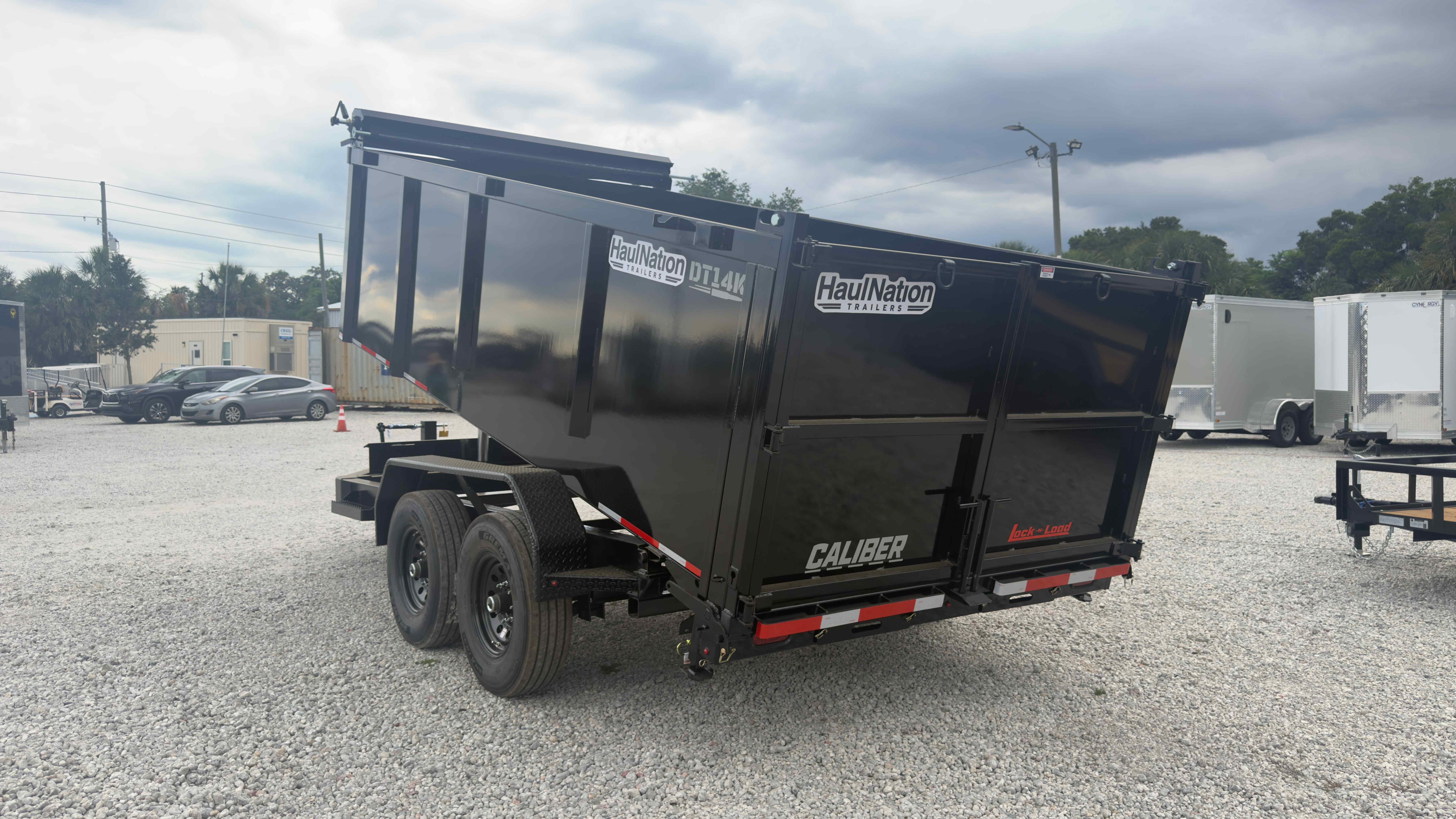 New 7×14 CALIBER Dump Trailer