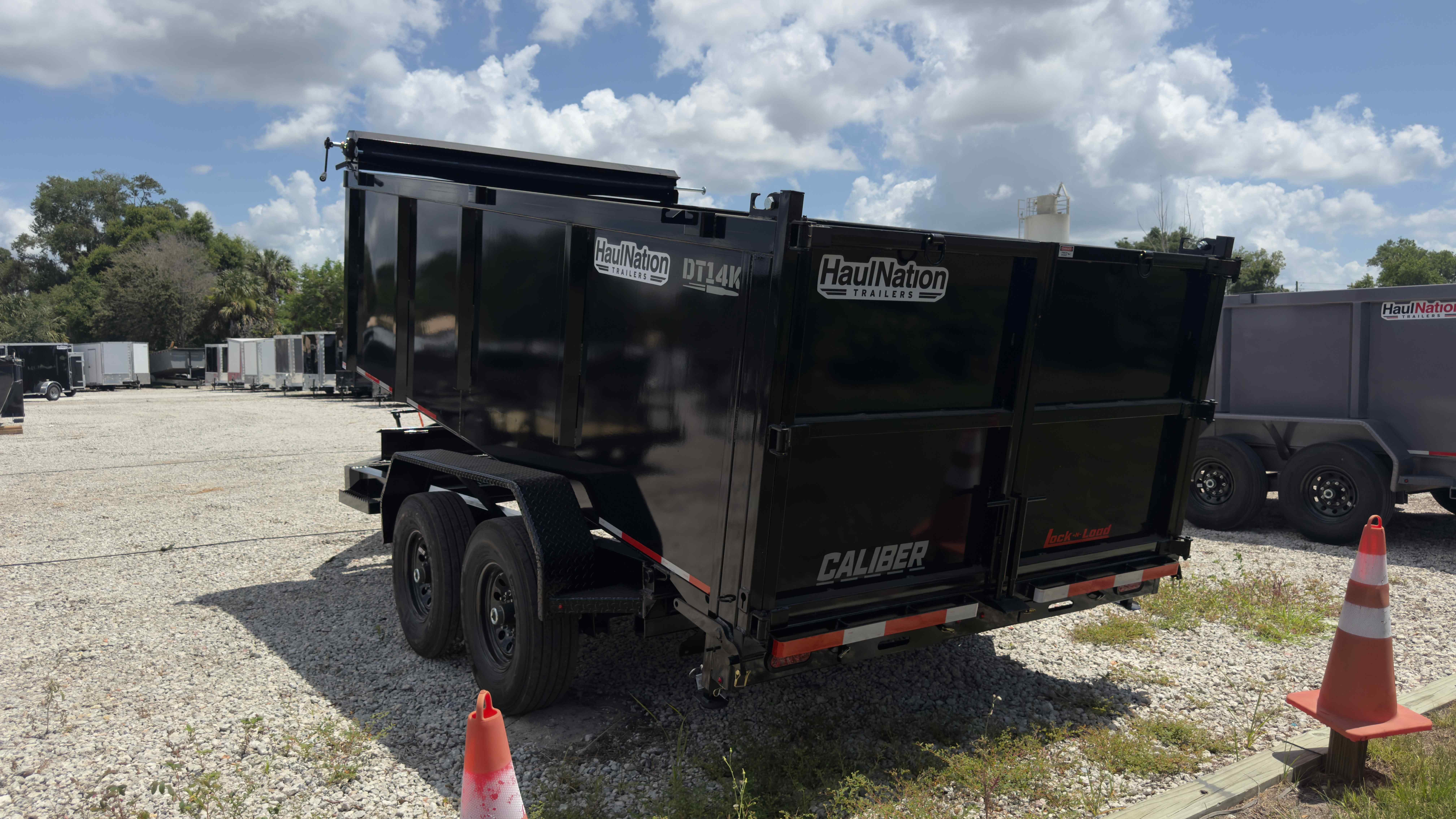 New 7×14 CALIBER Dump Trailer