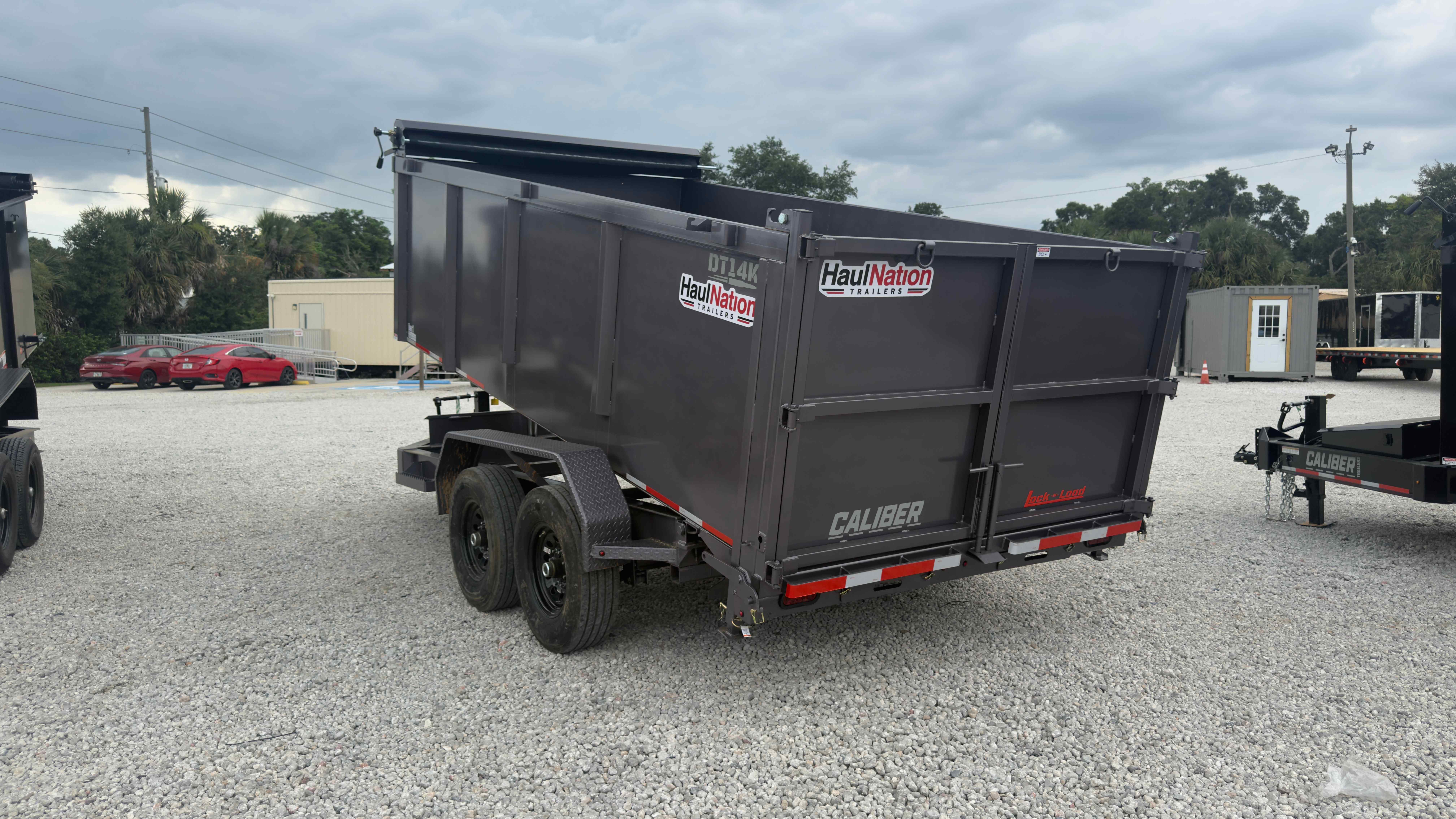 New 7×14 CALIBER Dump Trailer