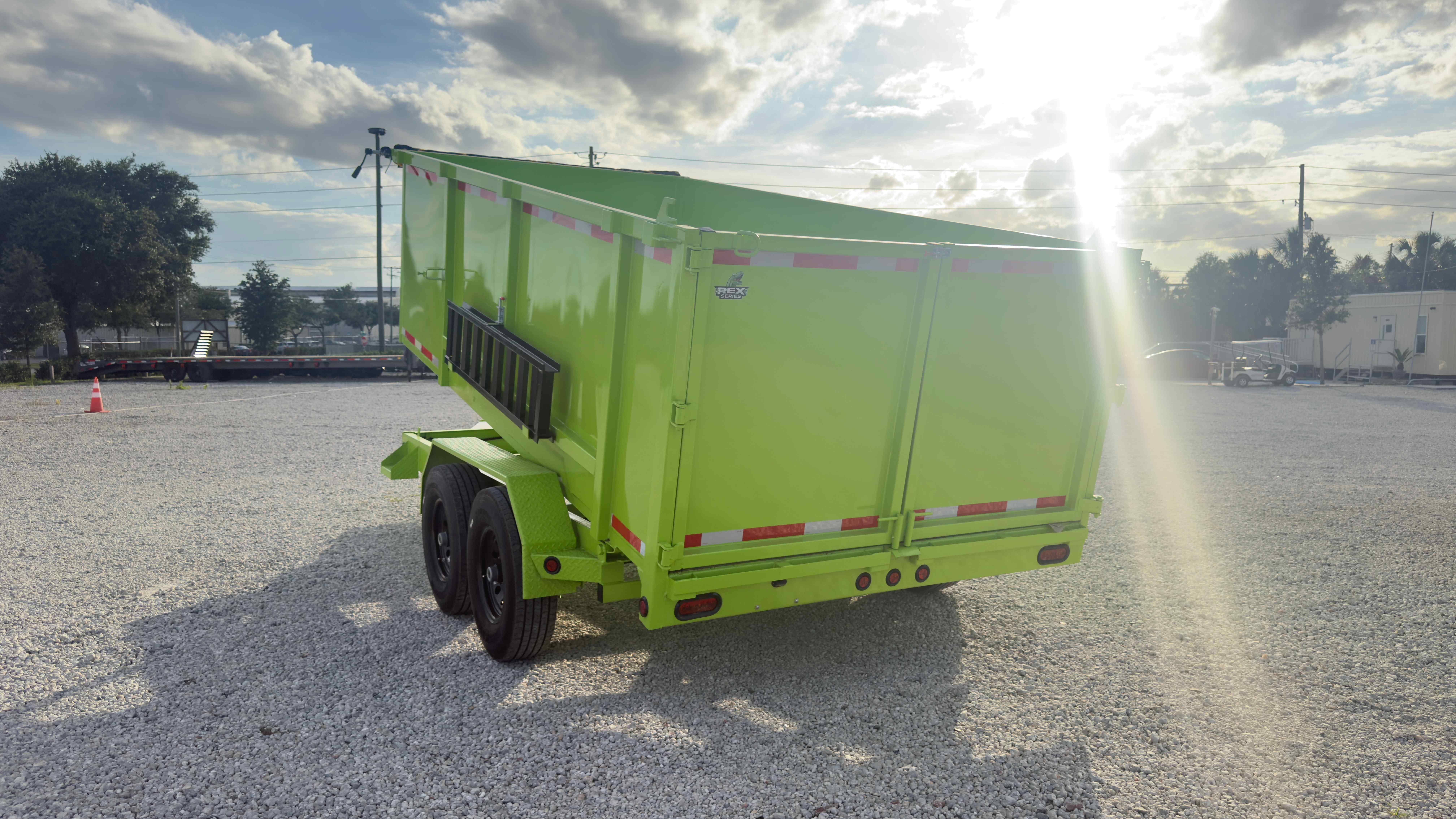 New 7×14 Steel Pines Cargo, LLC Dump Trailer