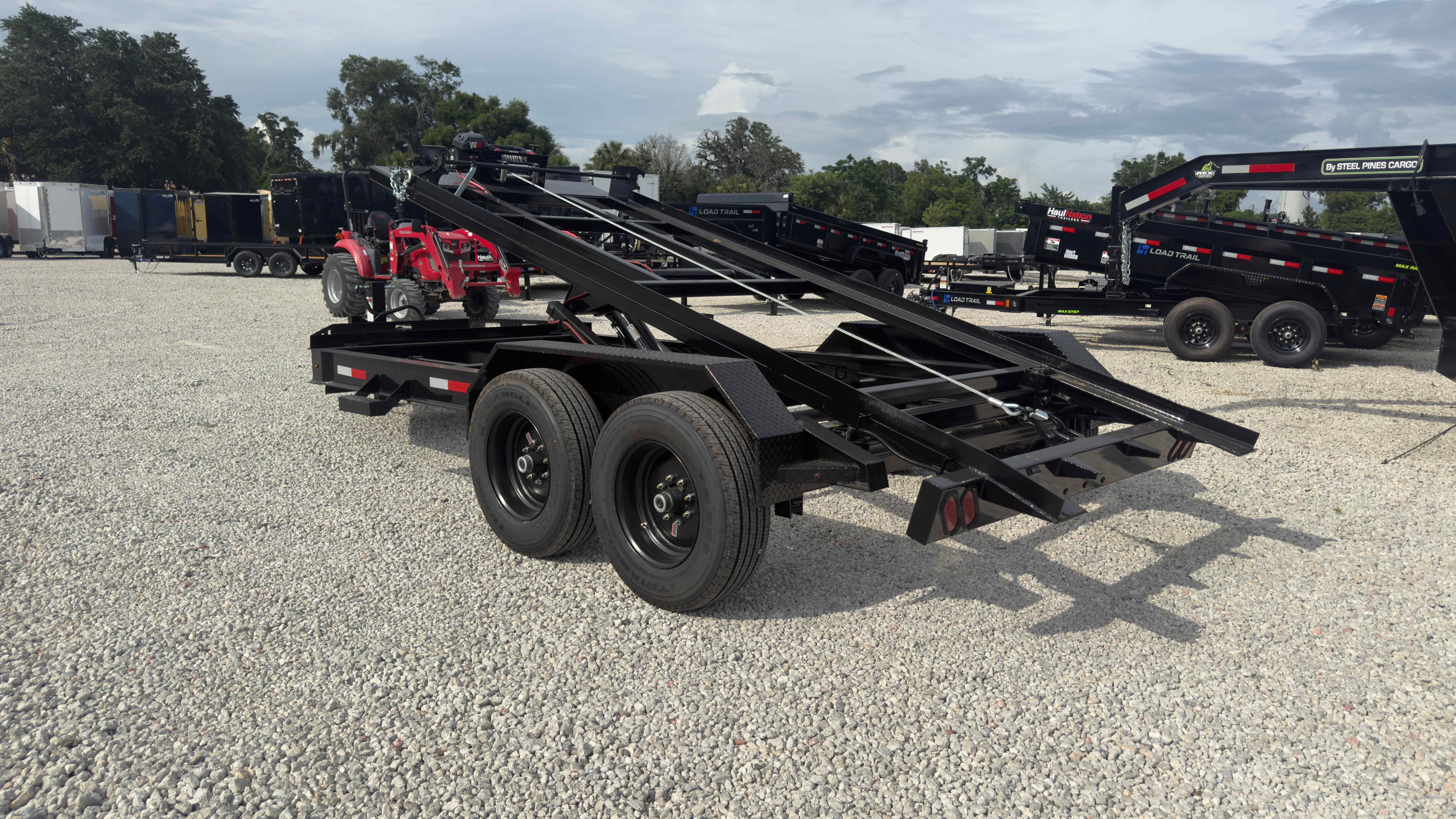 New 7×14 Steel Pines Cargo, LLC Roll Off Trailer