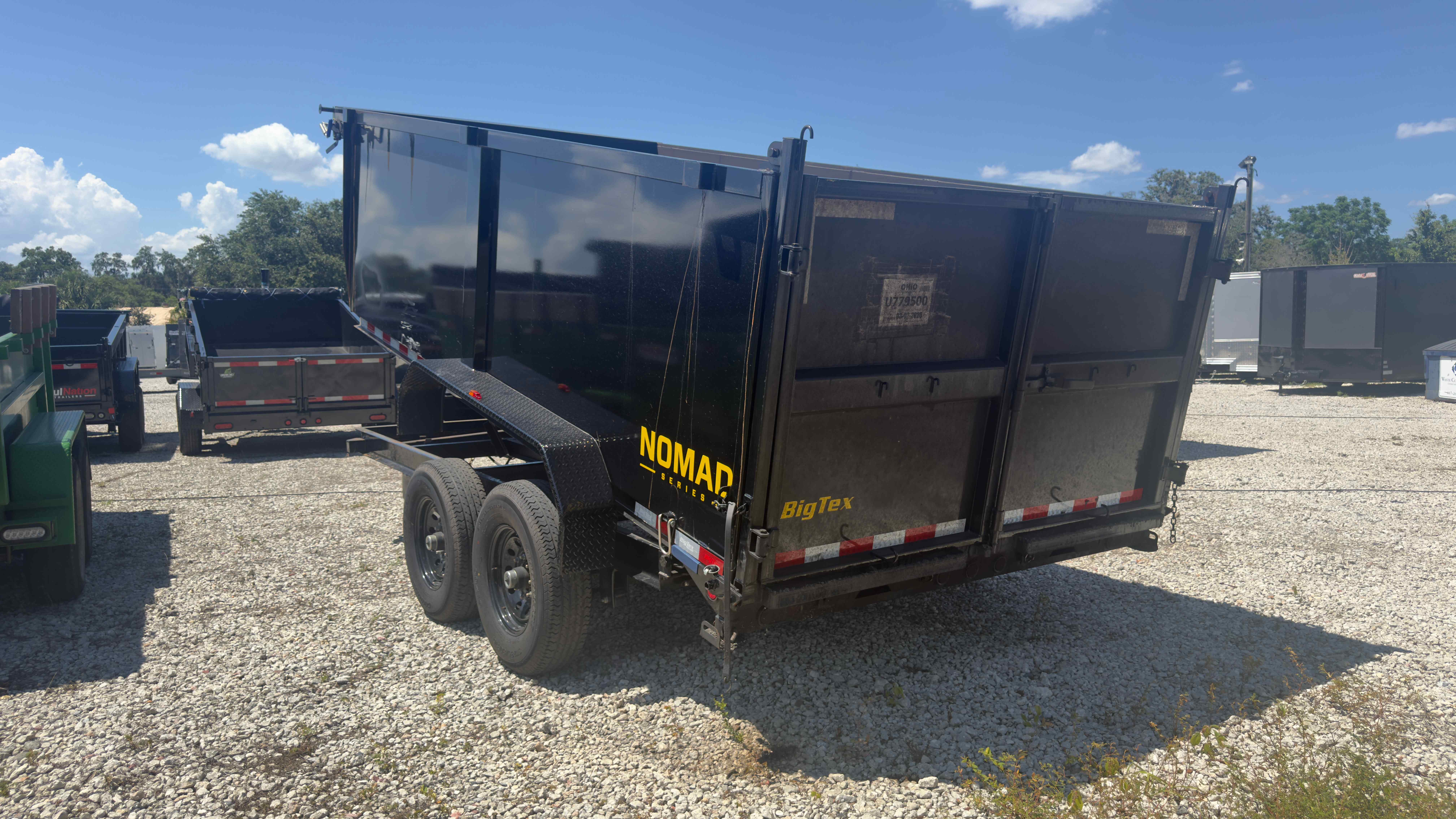 Used 7×14 Big Tex Dump Trailer
