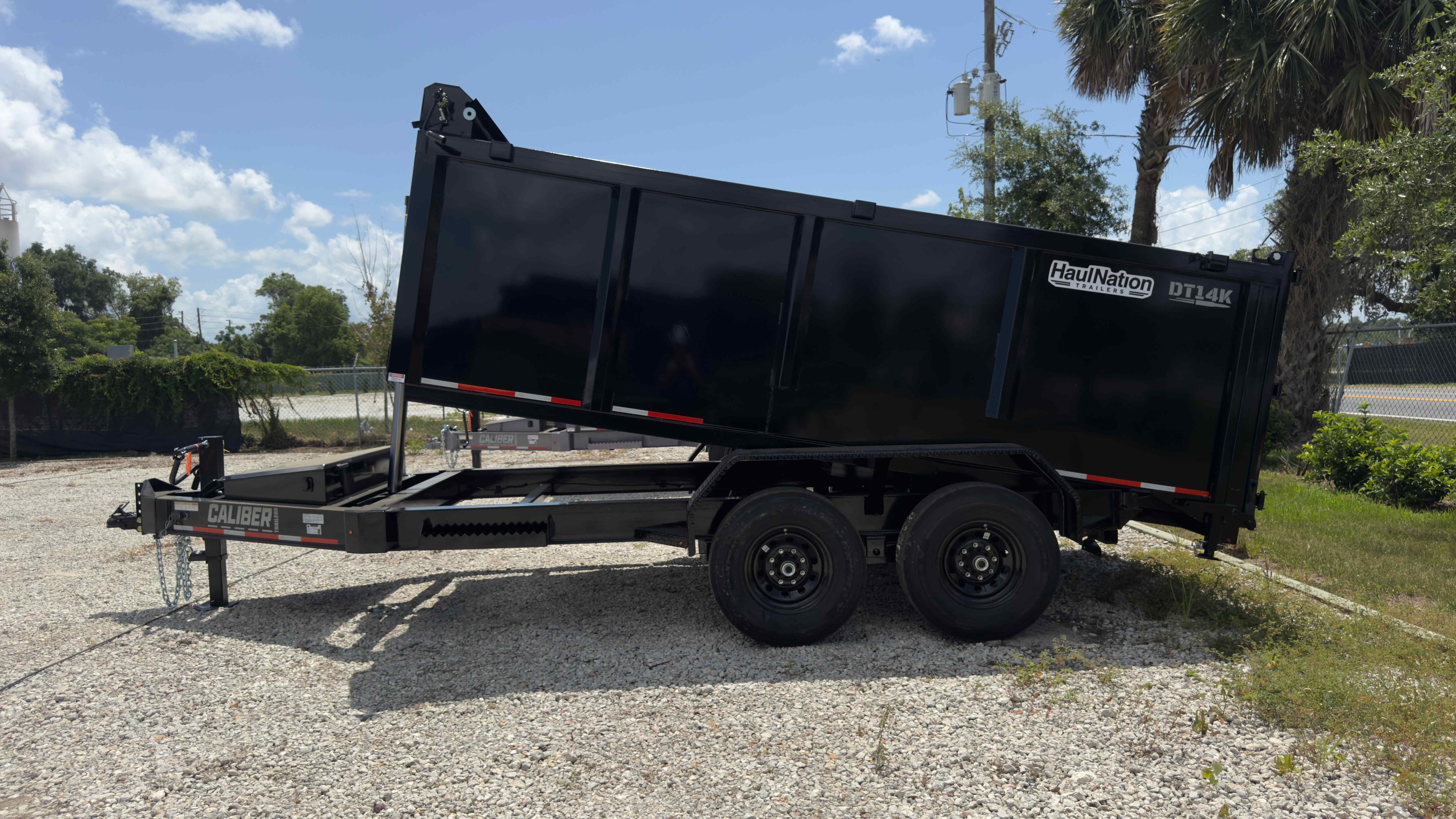New 7×14 CALIBER Dump Trailer
