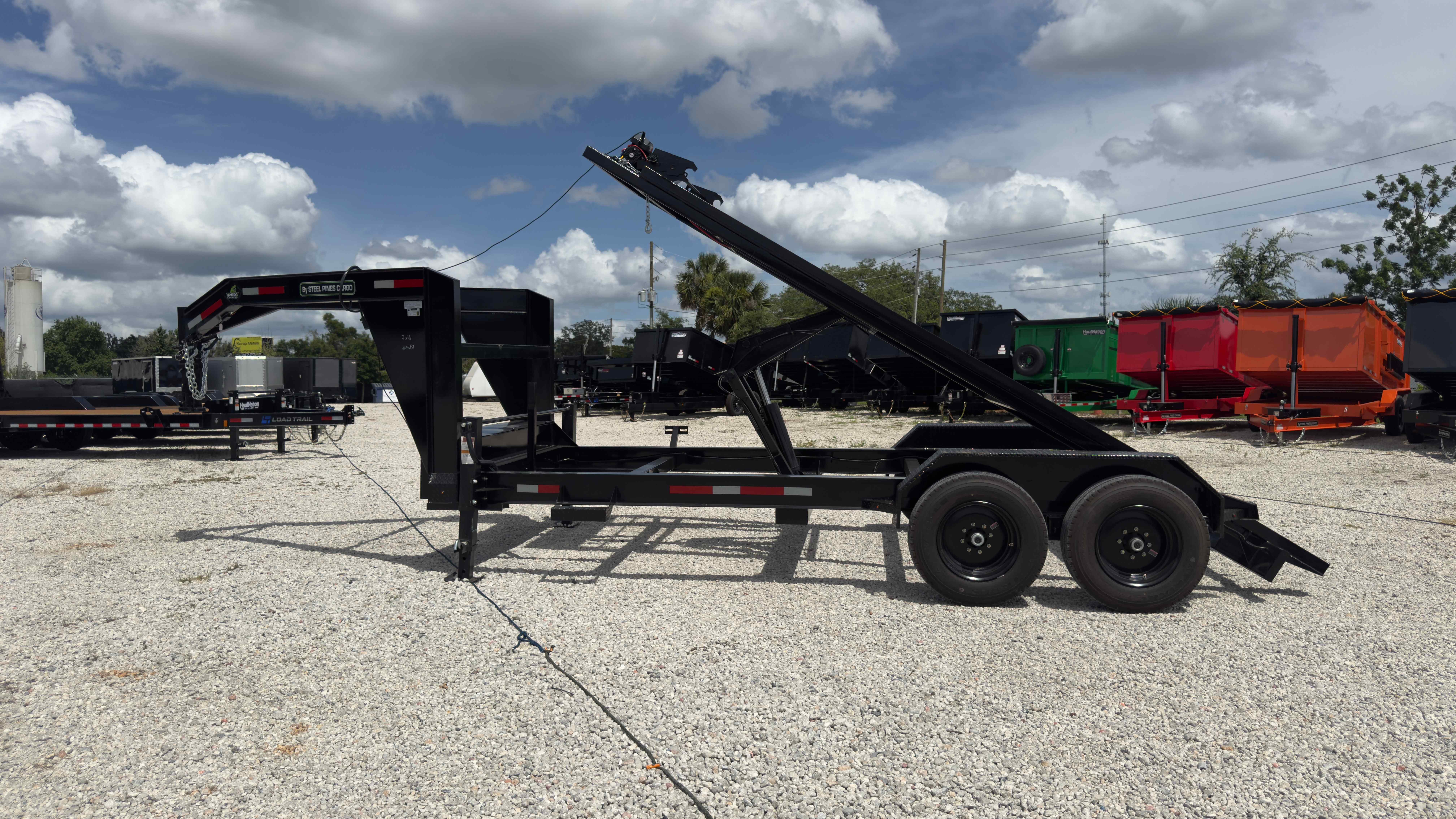 New 7×16 Steel Pines Cargo, LLC Roll Off Trailer