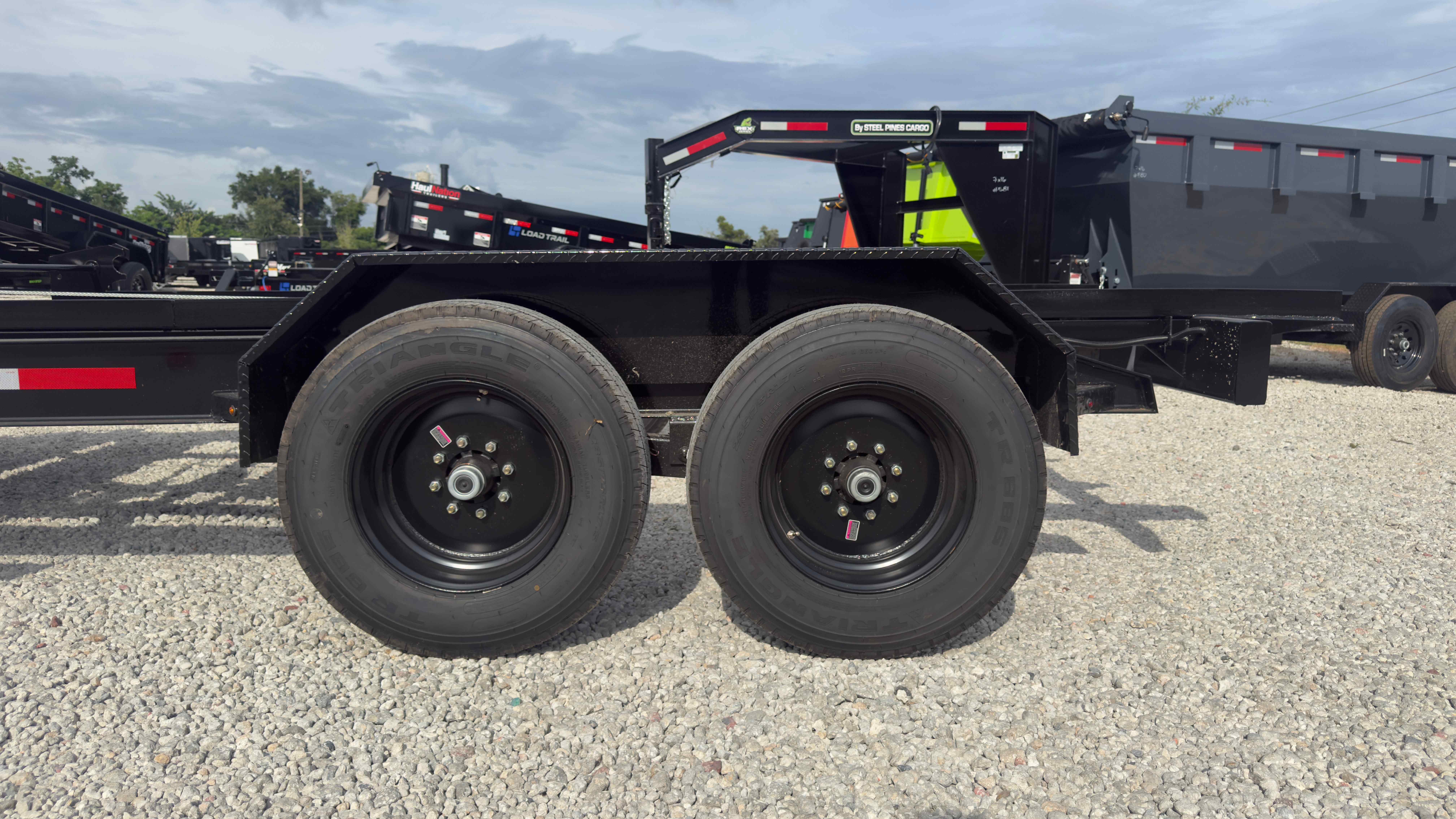 New 7×14 Steel Pines Cargo, LLC Roll Off Trailer