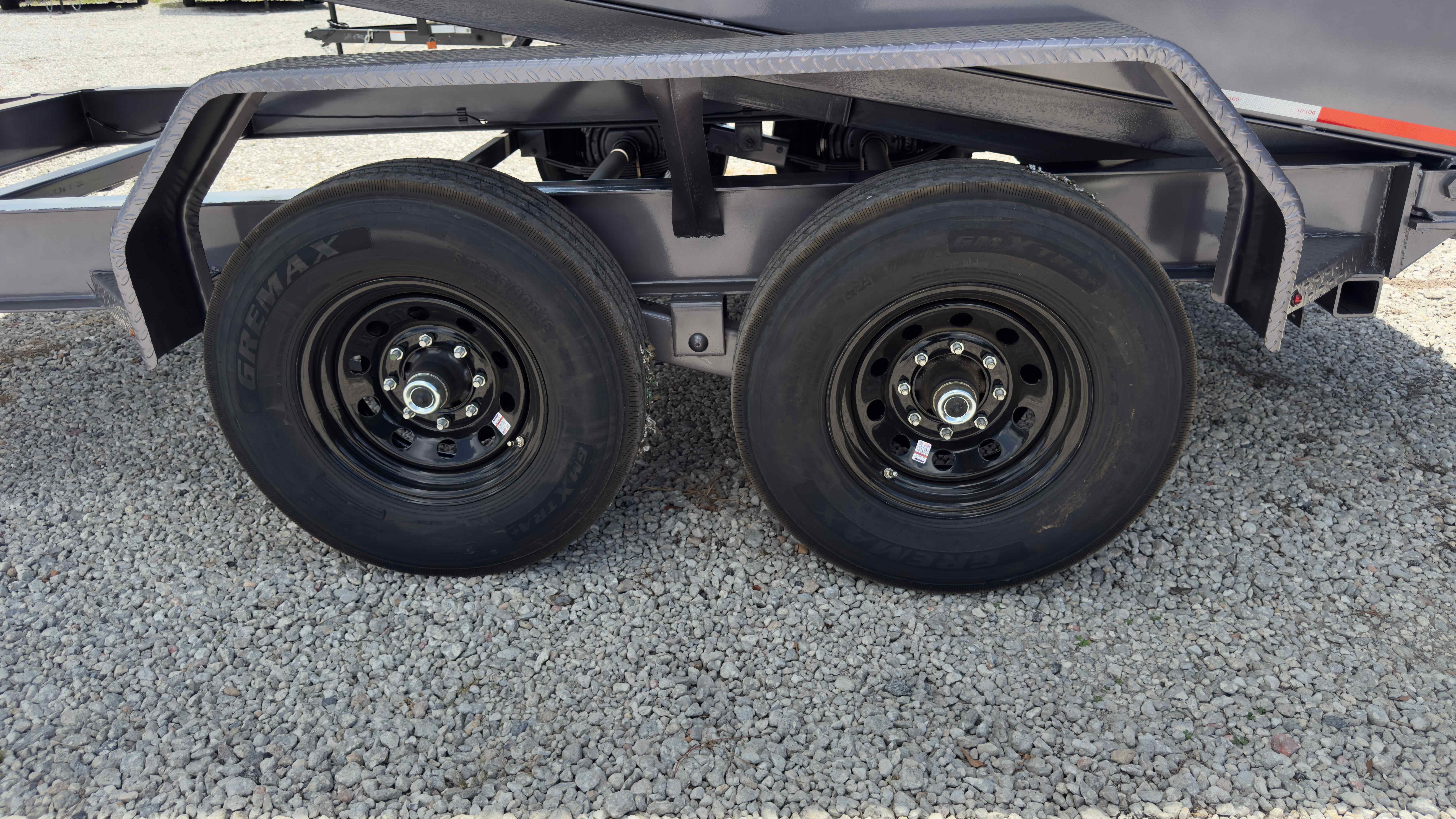 New 7×14 CALIBER Dump Trailer