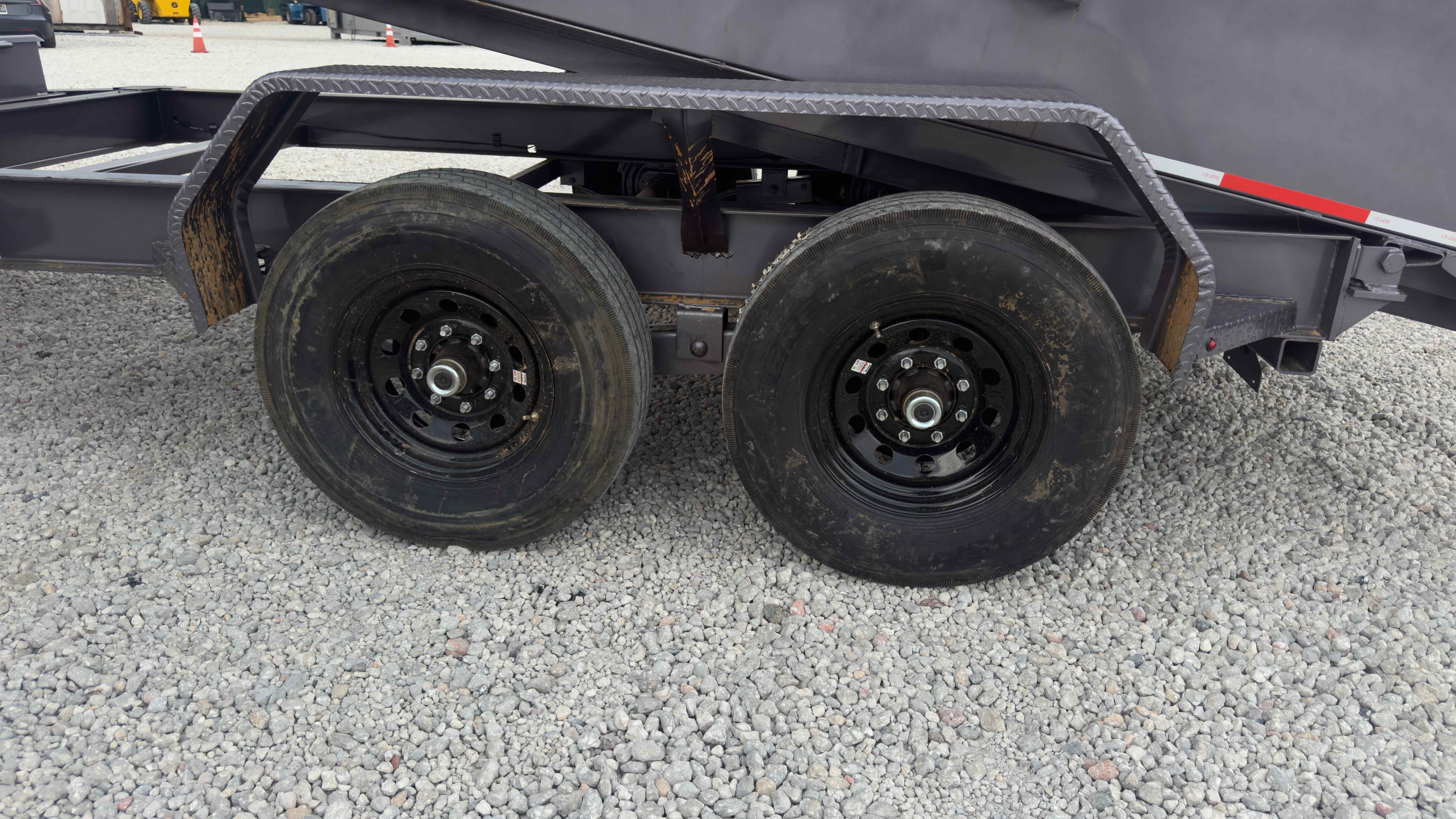 New 7×14 CALIBER Dump Trailer
