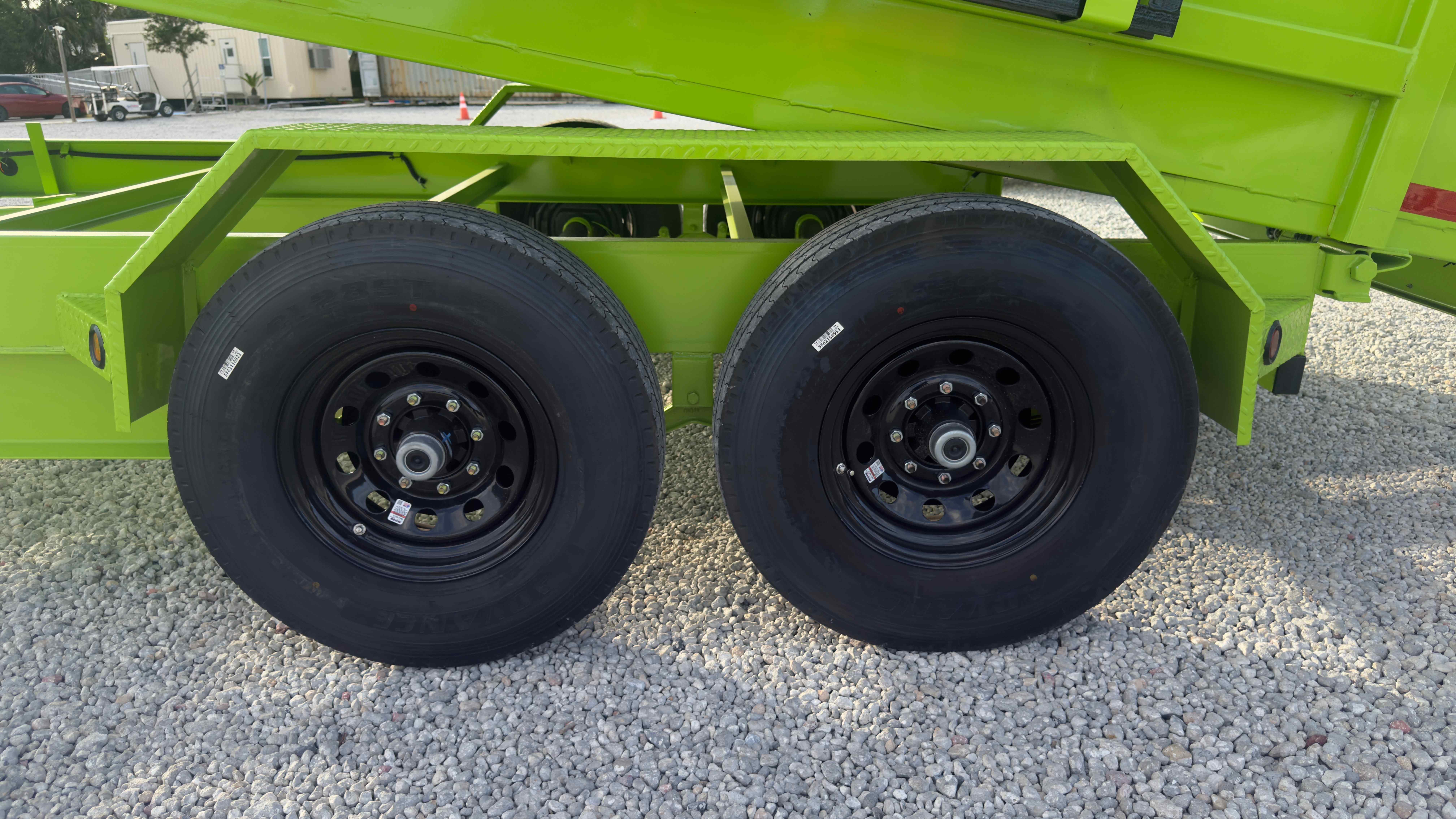 New 7×14 Steel Pines Cargo, LLC Dump Trailer