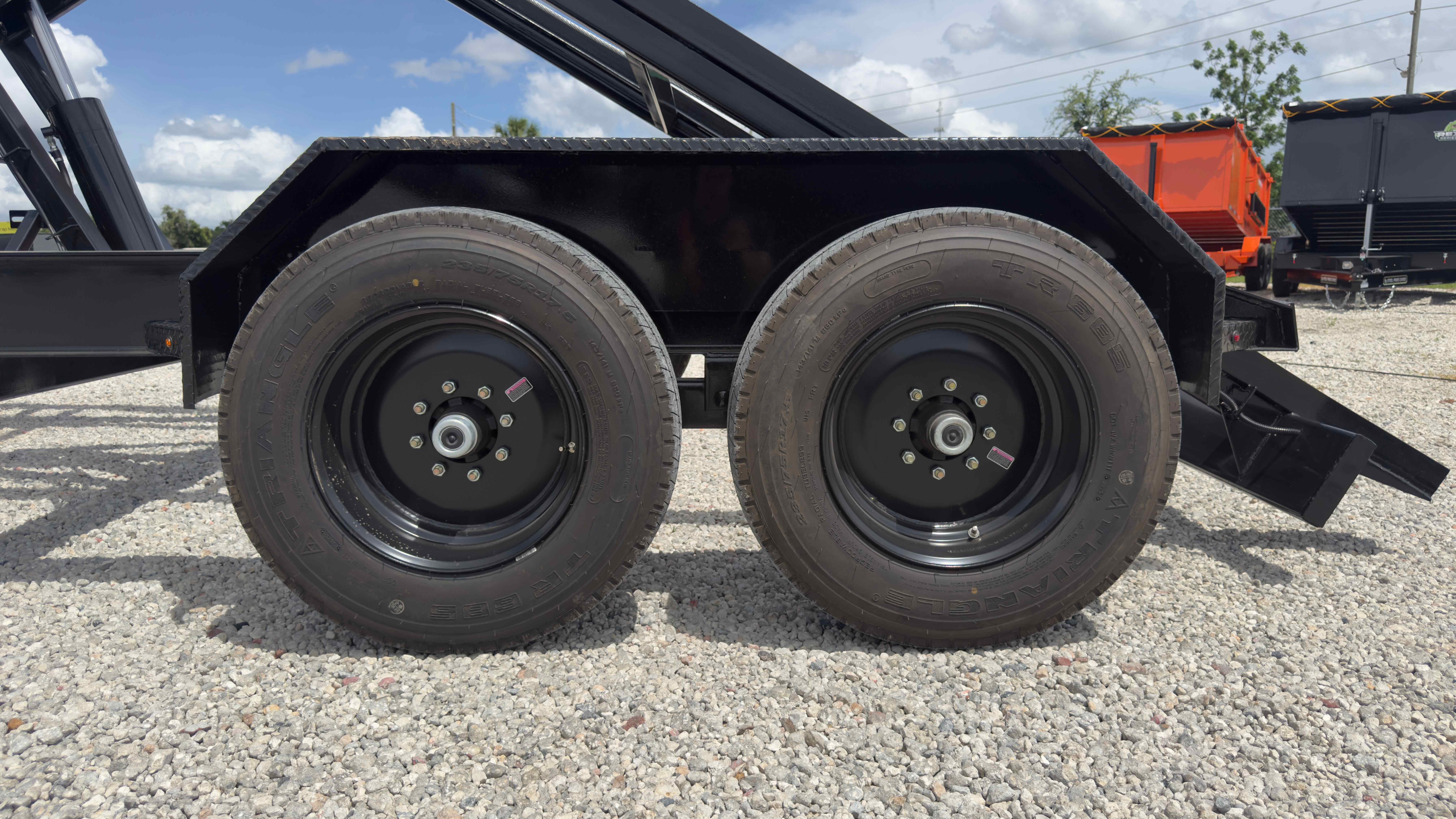 New 7×16 Steel Pines Cargo, LLC Roll Off Trailer