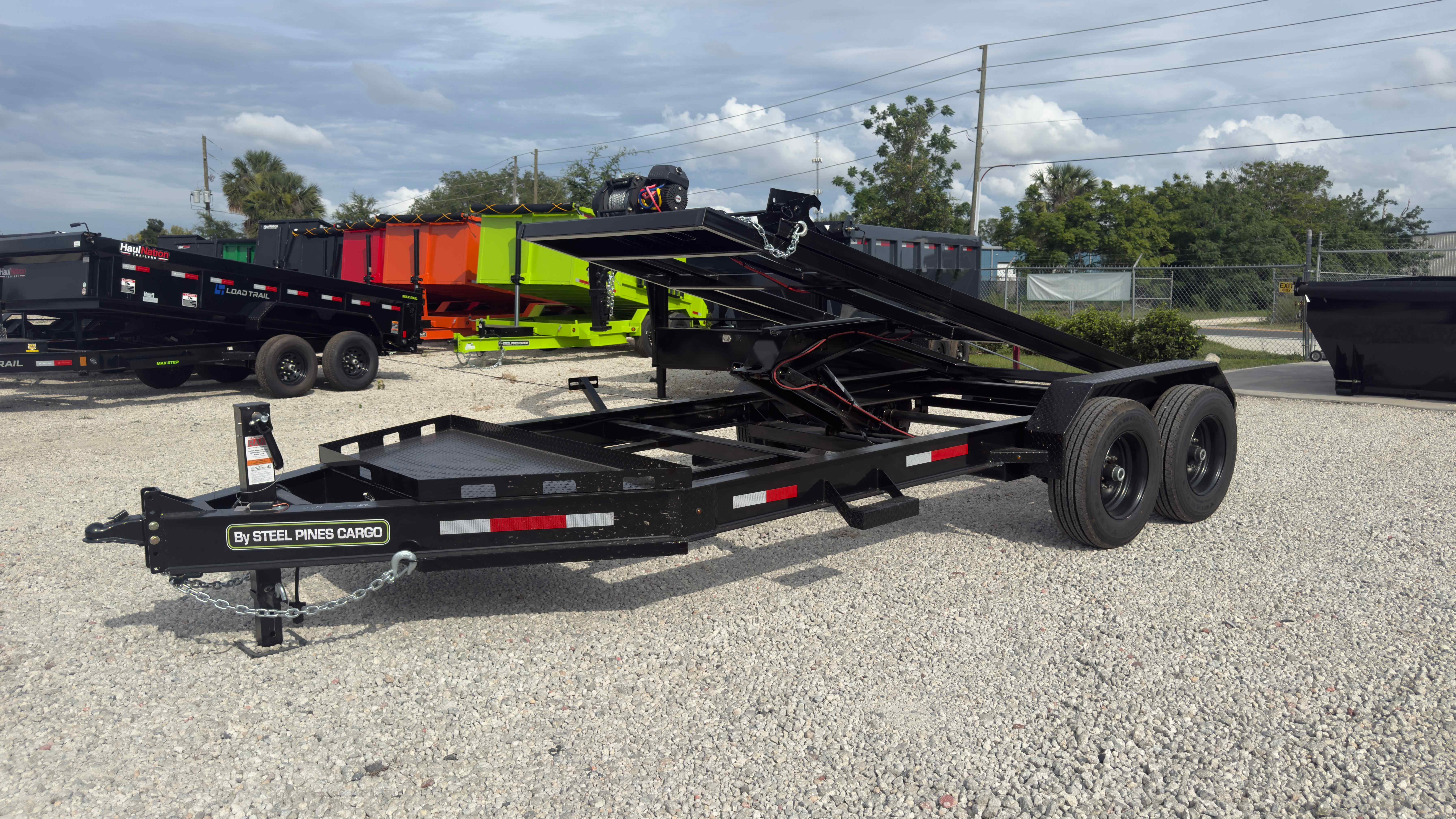 New 7×14 Steel Pines Cargo, LLC Roll Off Trailer