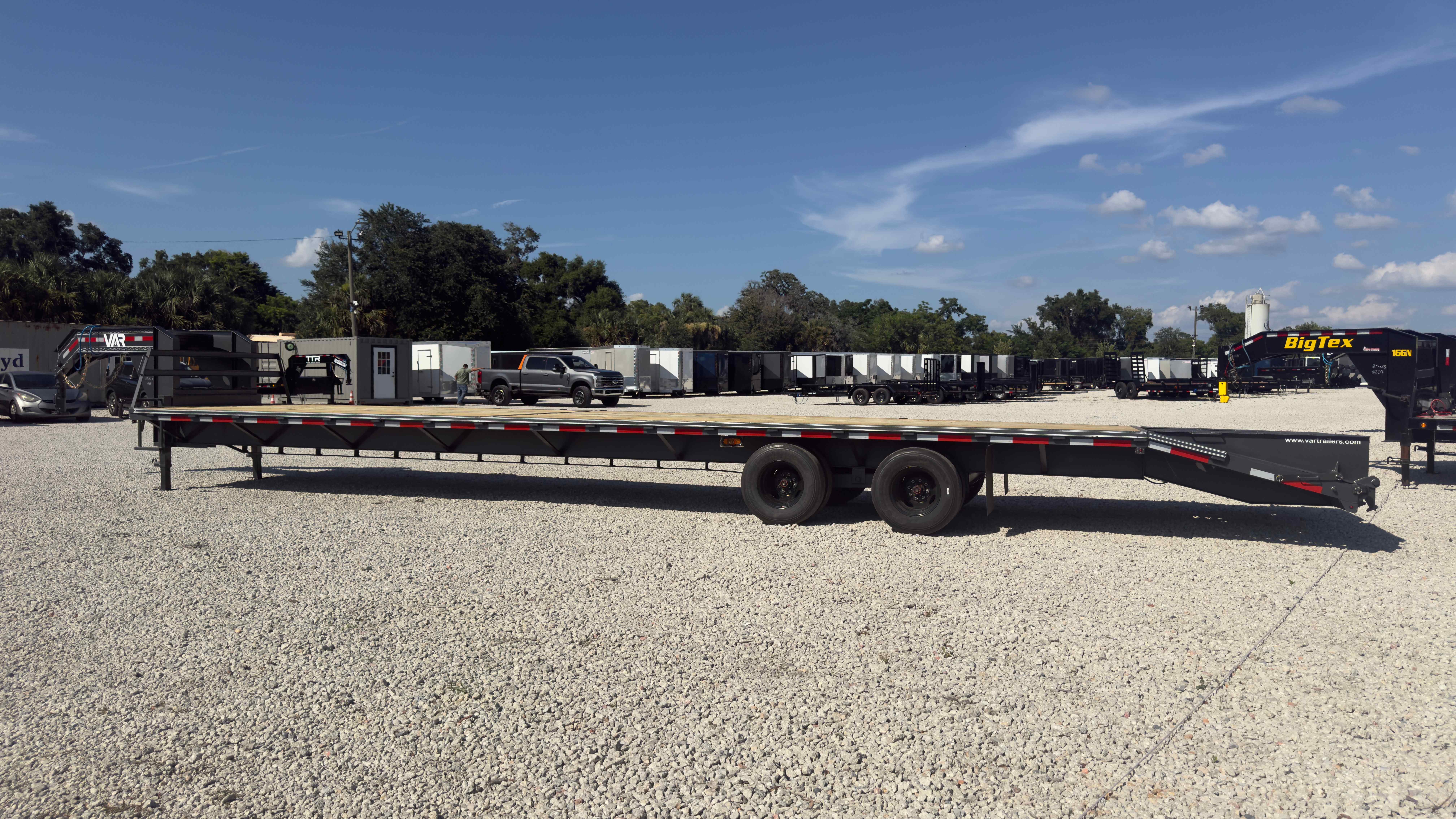 New 8.5×40 VAR TRAILERS LLC Flatbed Trailer