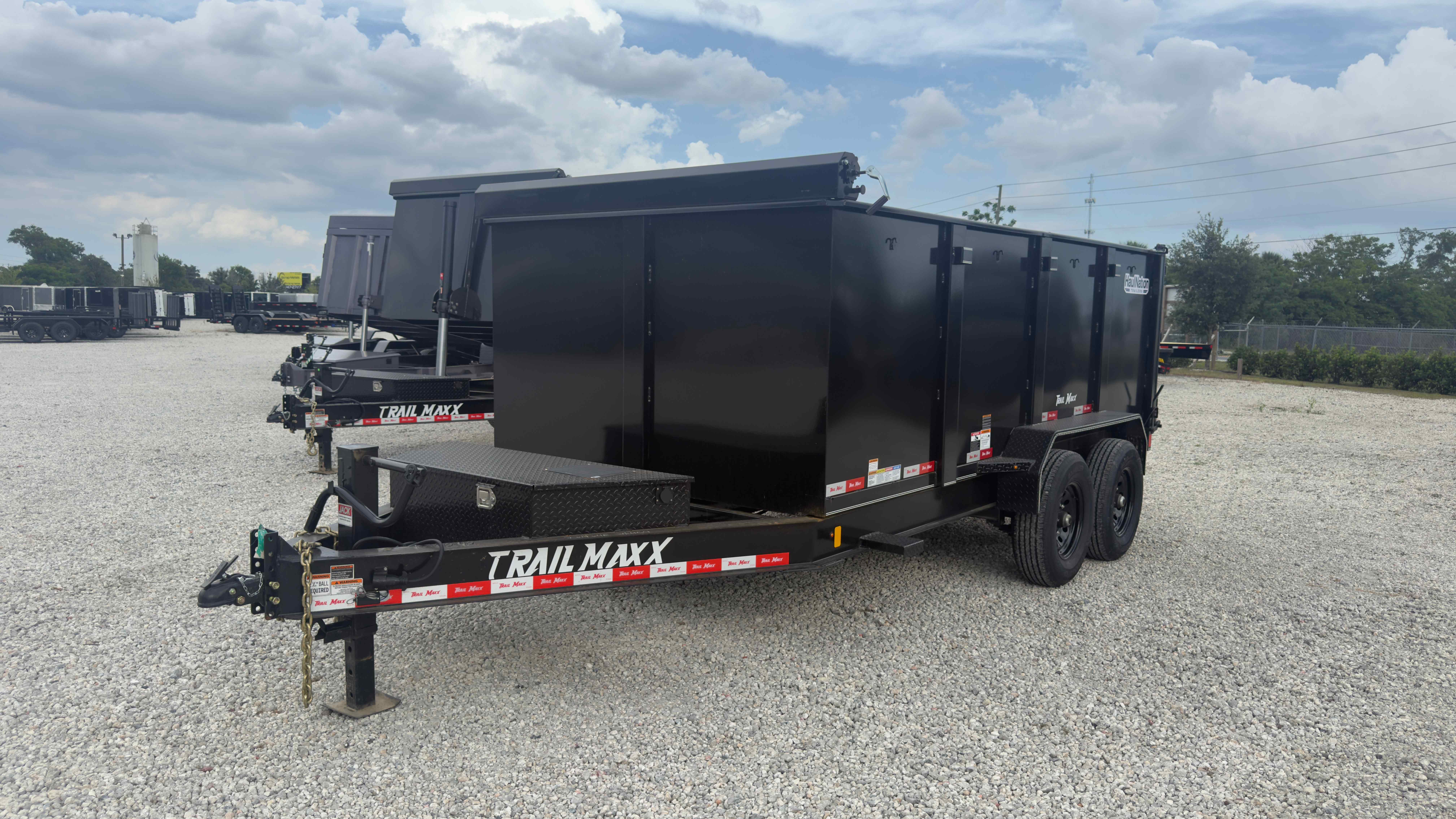 New 7×14 TrailMaxx Dump Trailer