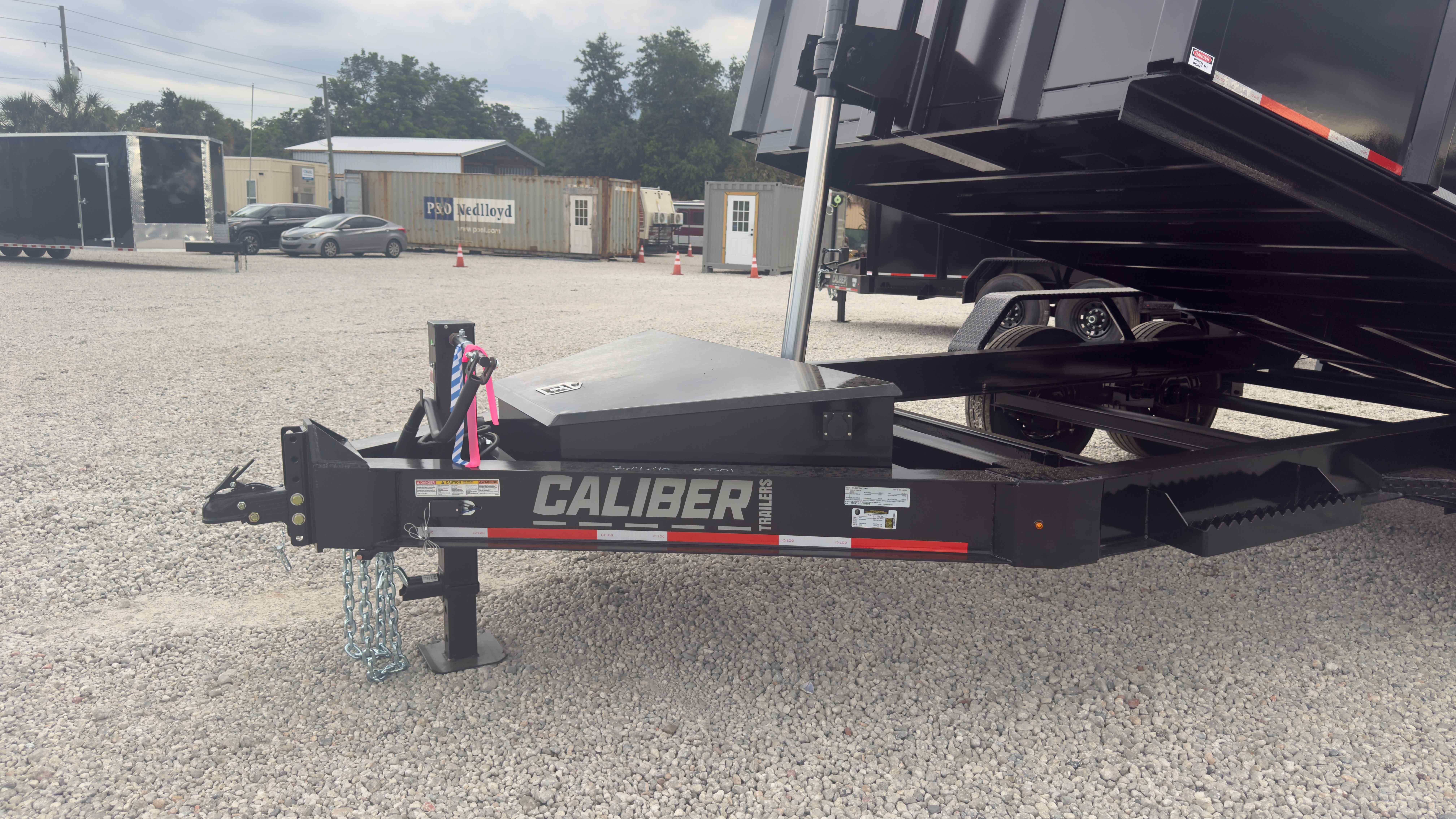 New 7×14 CALIBER Dump Trailer