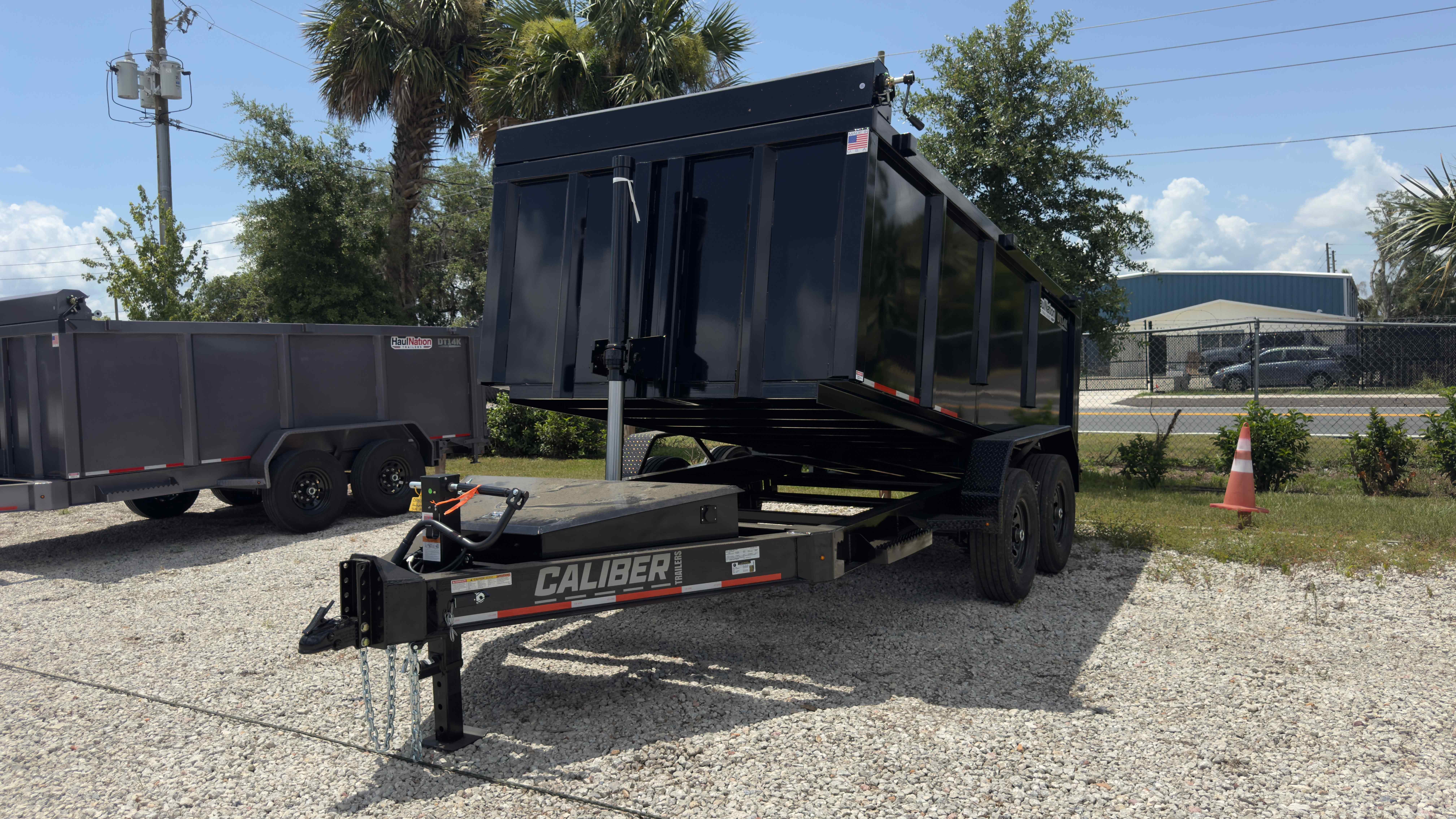 New 7×14 CALIBER Dump Trailer