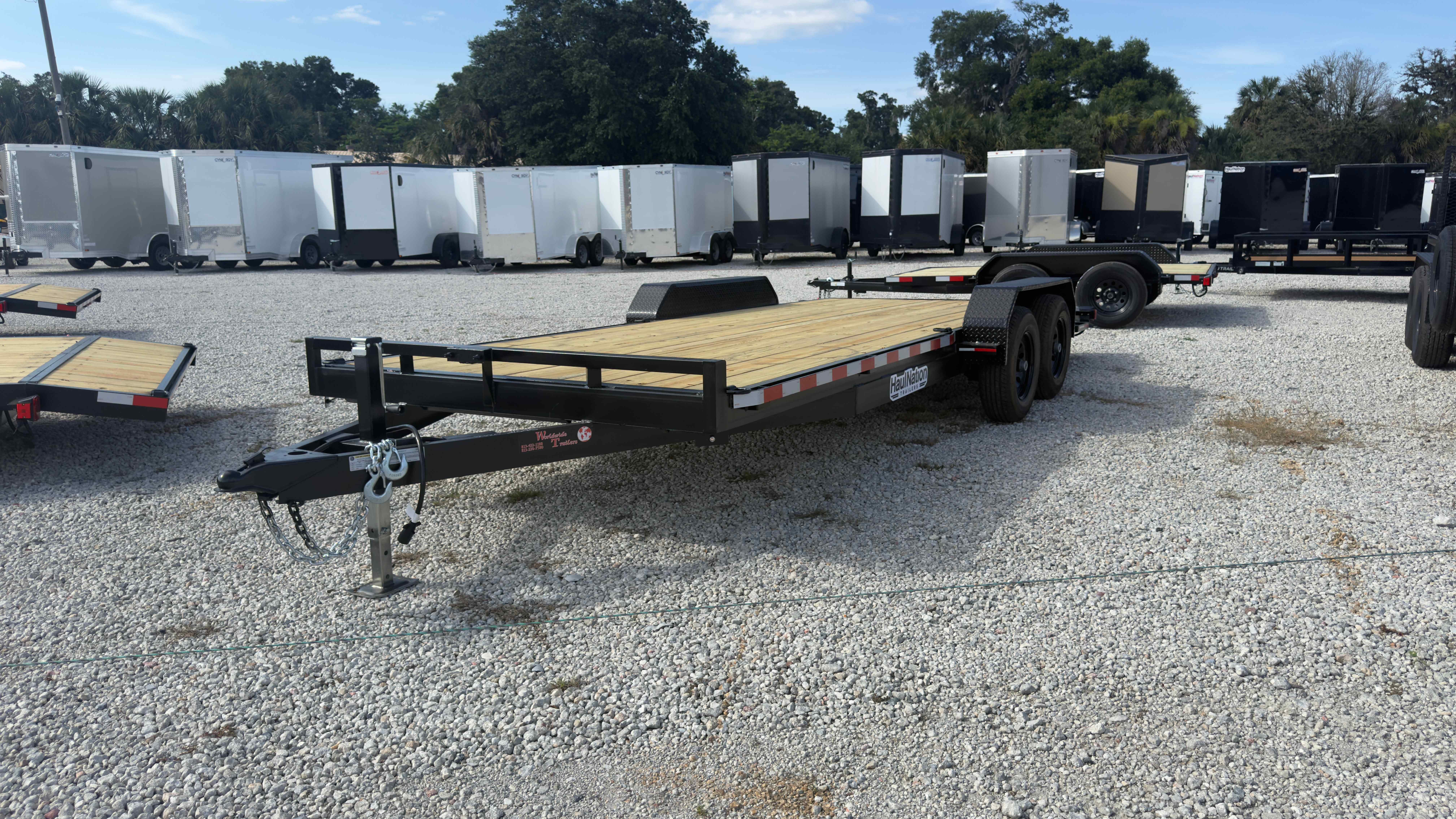 New 7×20 WORLDWIDE TRAILERS Car Trailer