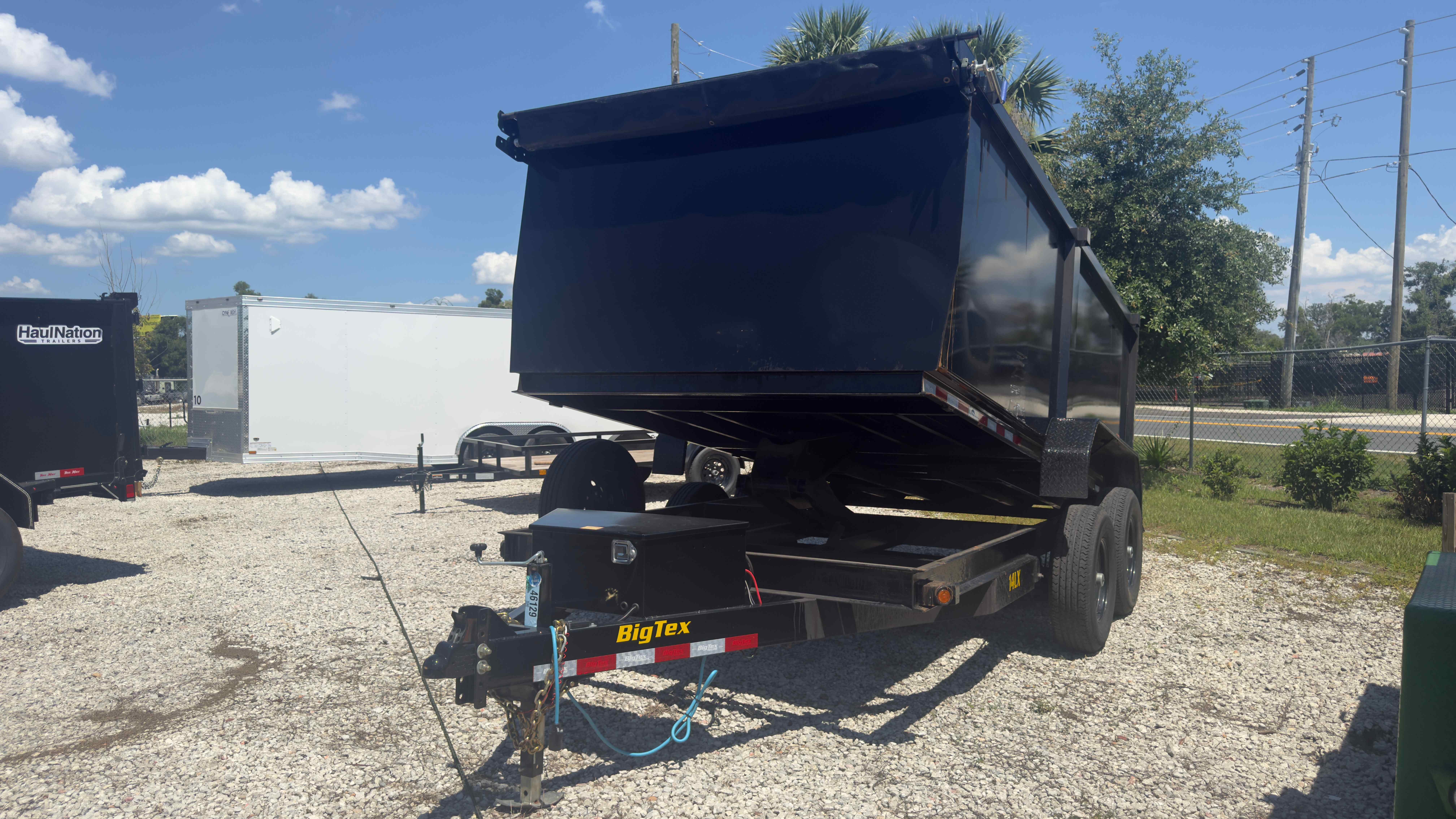 Used 7×14 Big Tex Dump Trailer