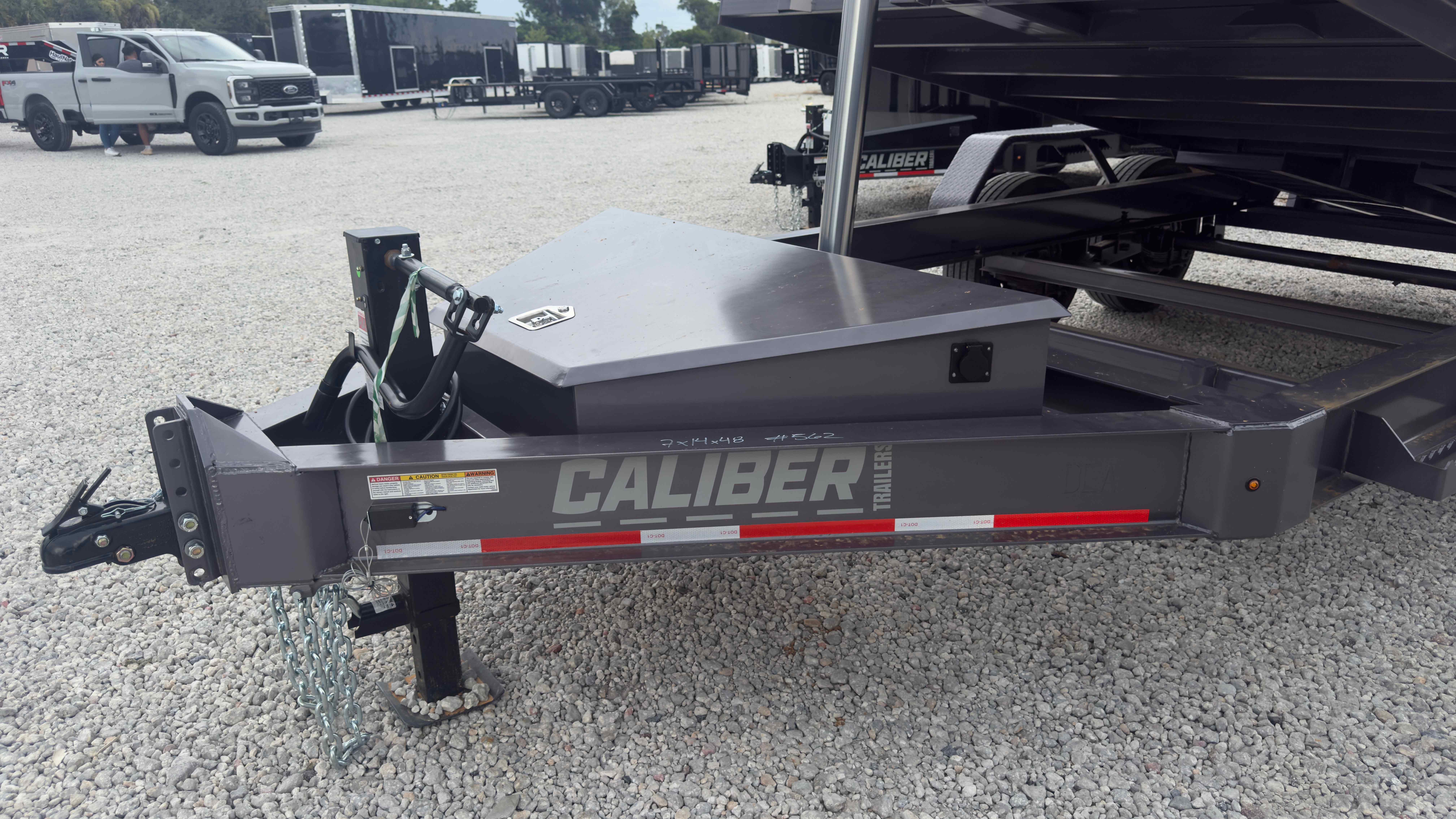 New 7×14 CALIBER Dump Trailer