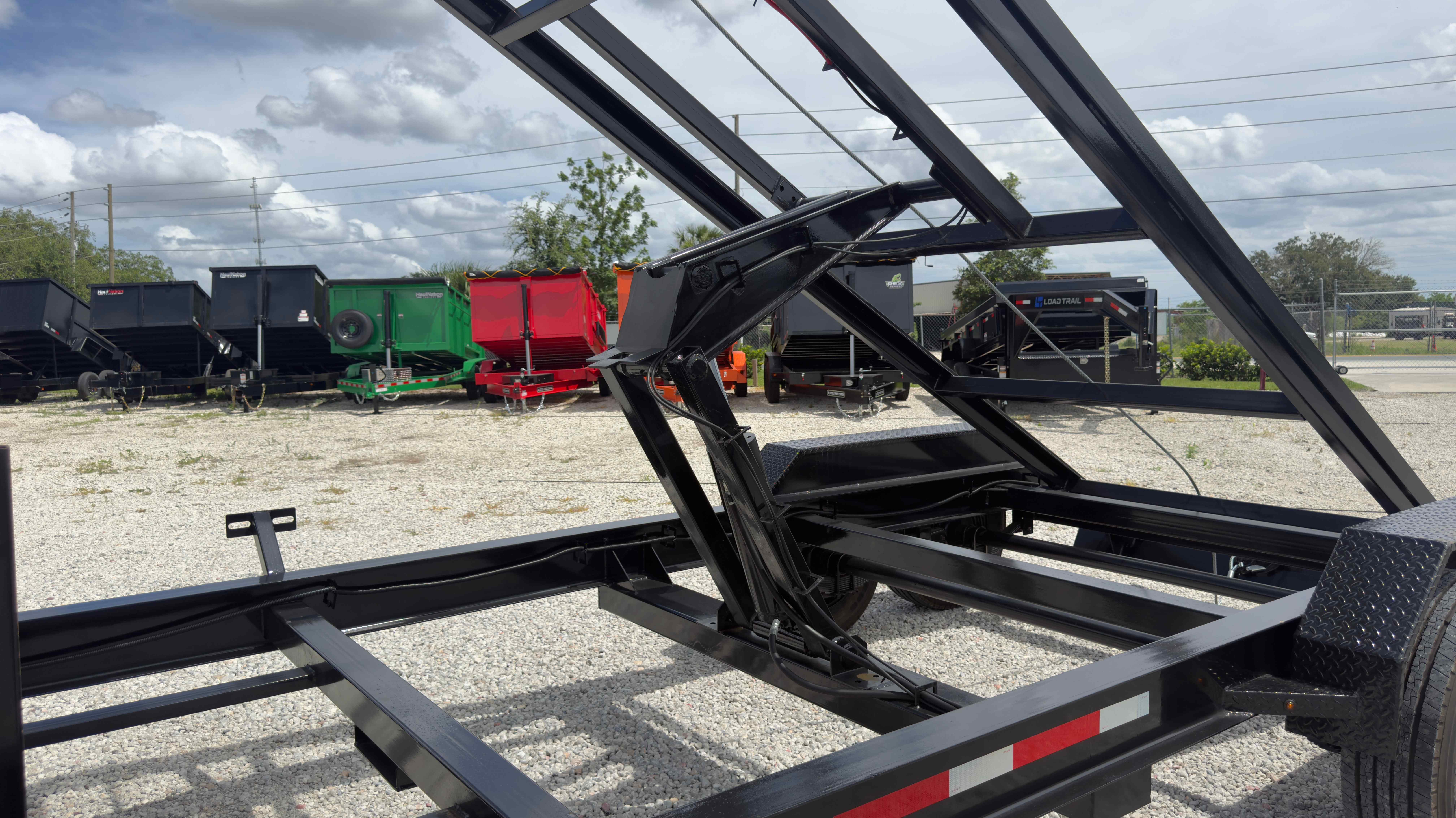 New 7×16 Steel Pines Cargo, LLC Roll Off Trailer