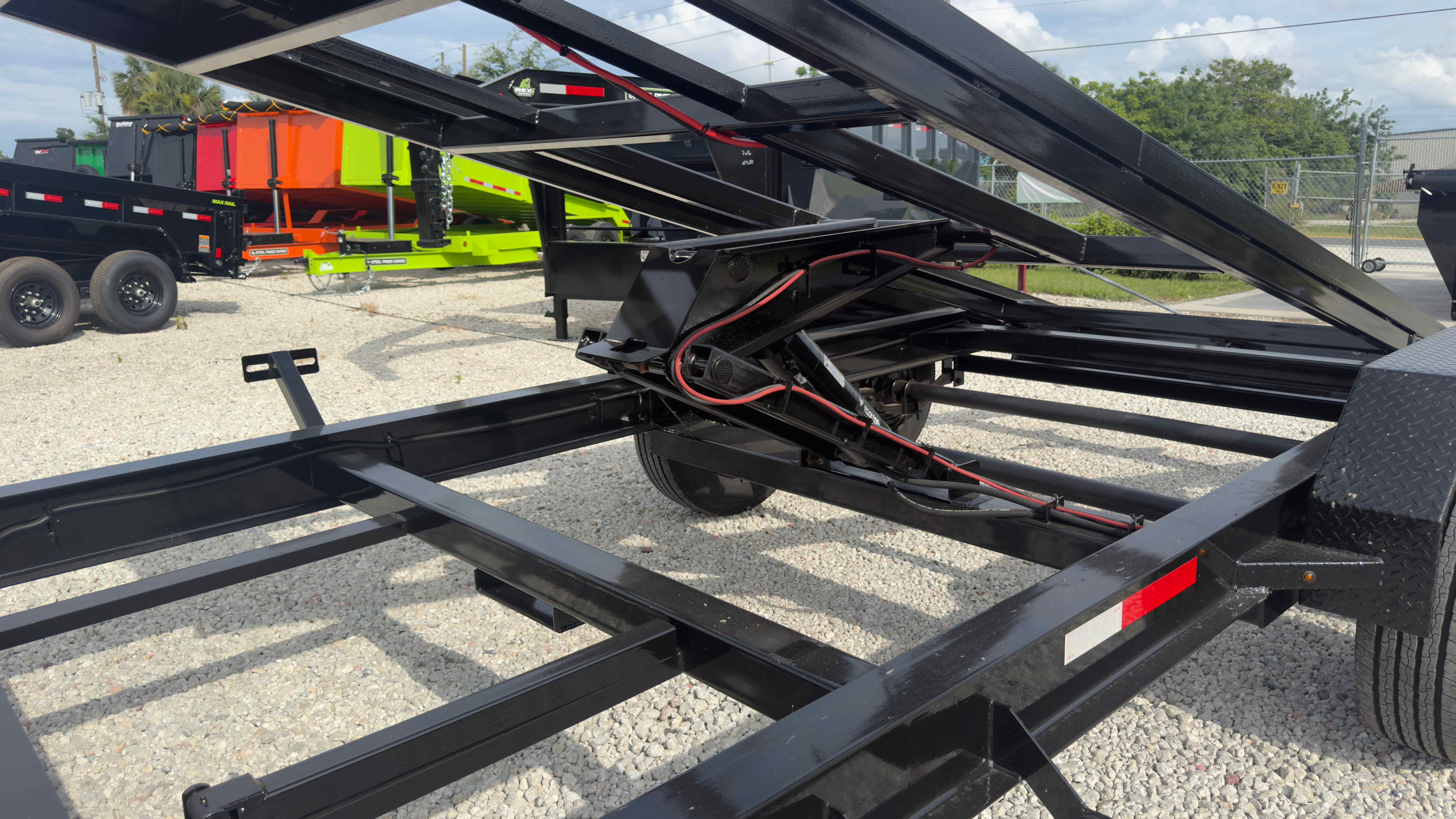 New 7×14 Steel Pines Cargo, LLC Roll Off Trailer