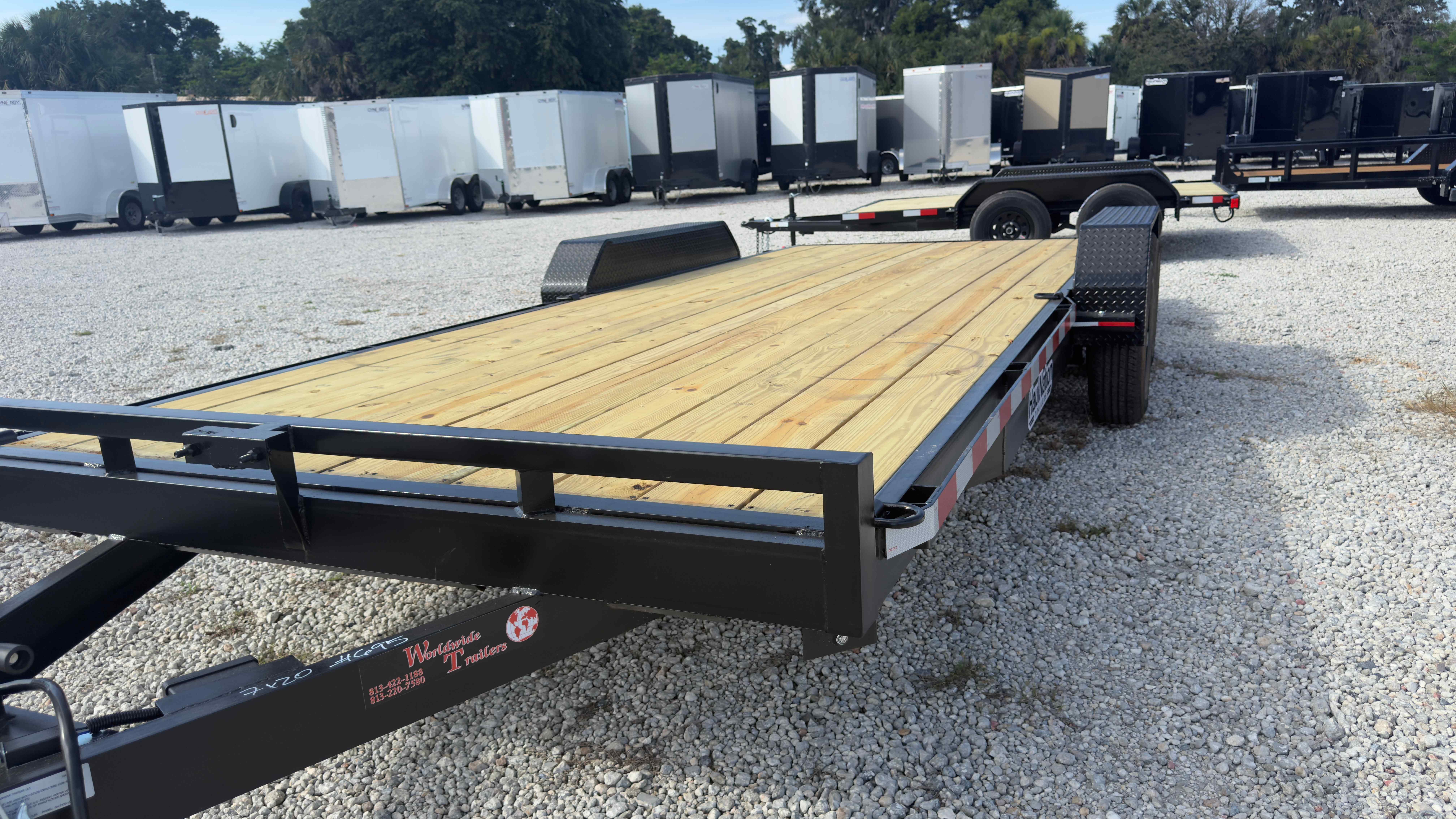 New 7×20 WORLDWIDE TRAILERS Car Trailer