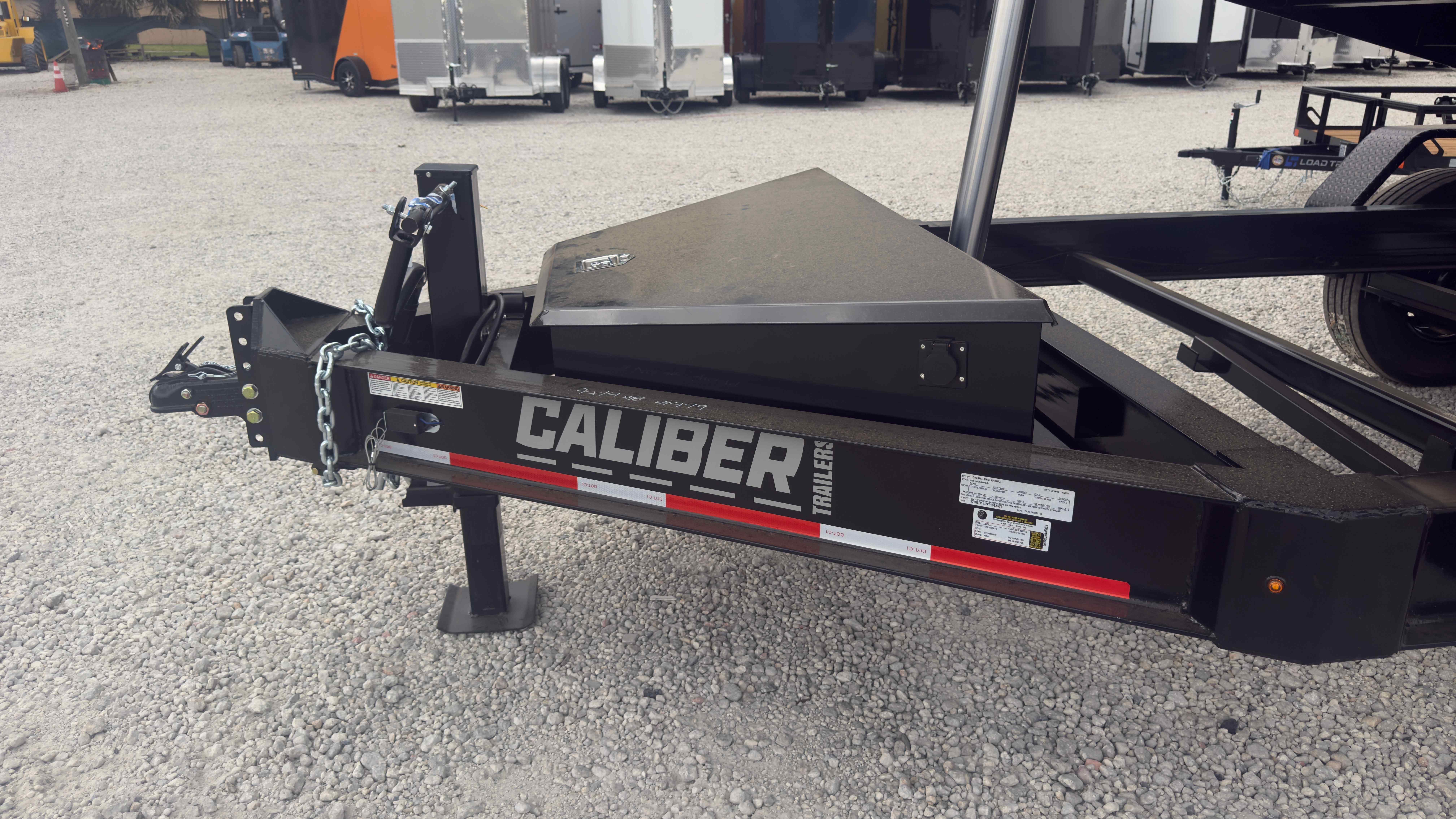 New 7×14 CALIBER Dump Trailer