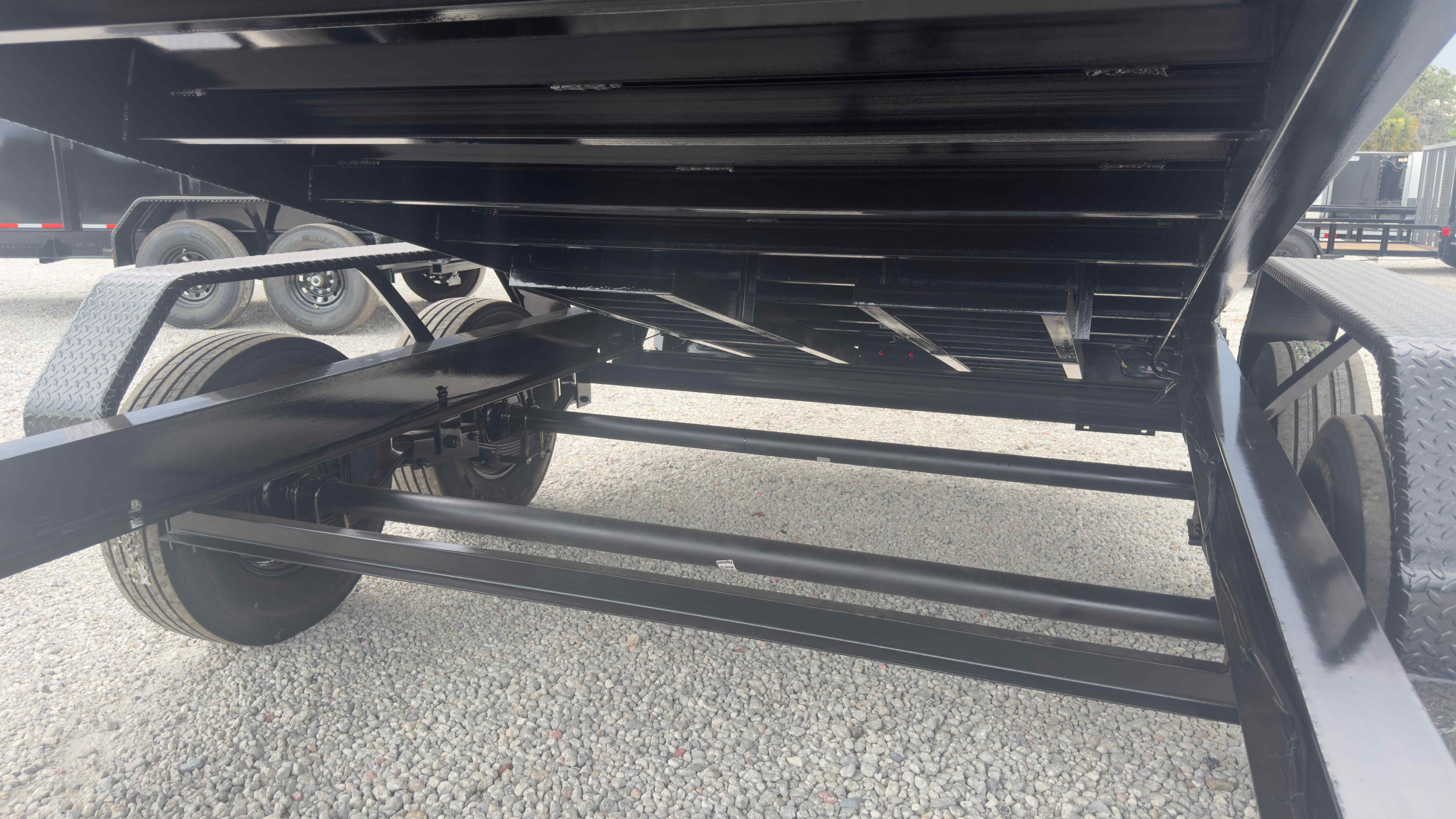 New 7×14 CALIBER Dump Trailer