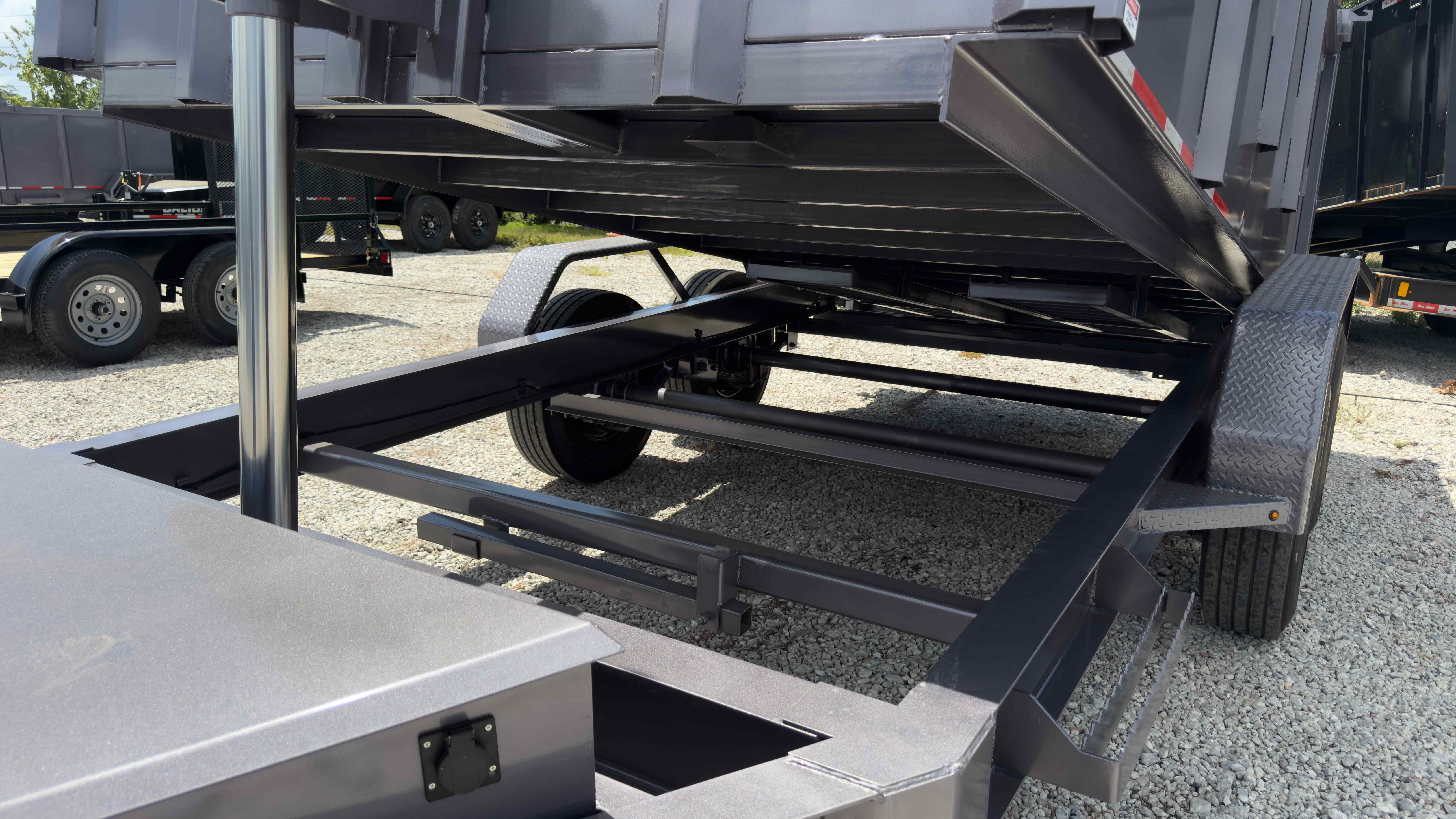 New 7×14 CALIBER Dump Trailer