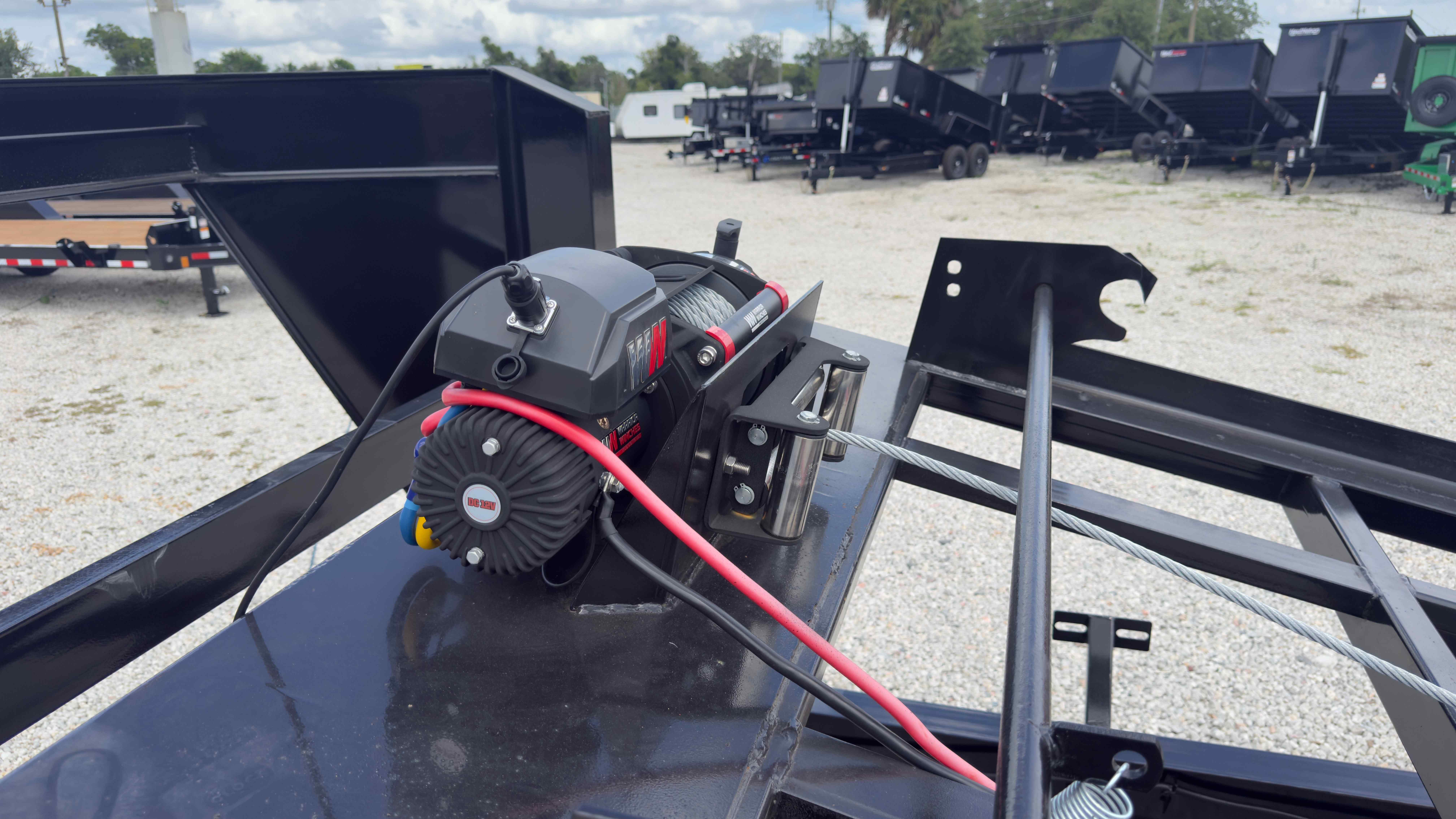 New 7×16 Steel Pines Cargo, LLC Roll Off Trailer
