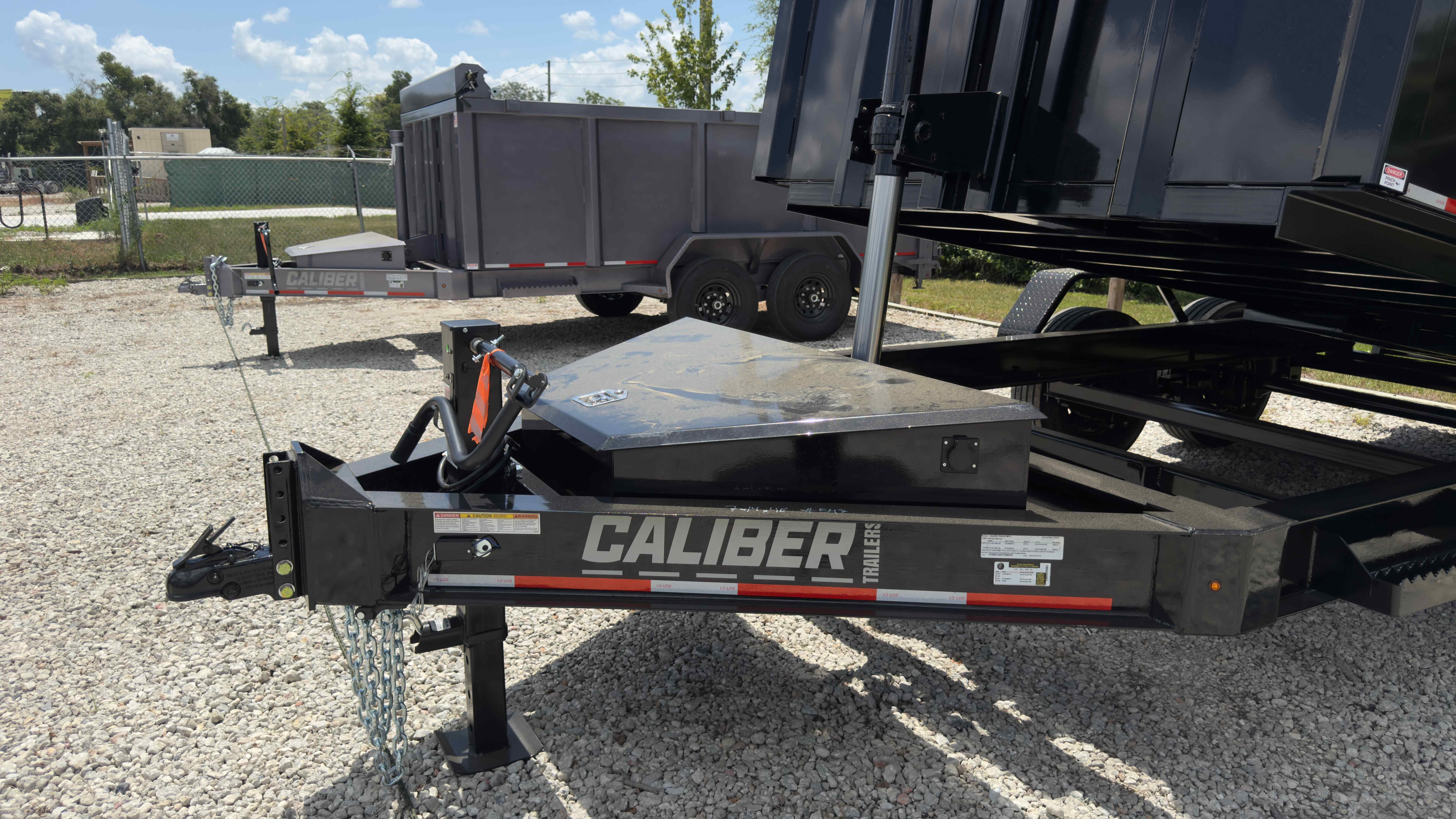 New 7×14 CALIBER Dump Trailer
