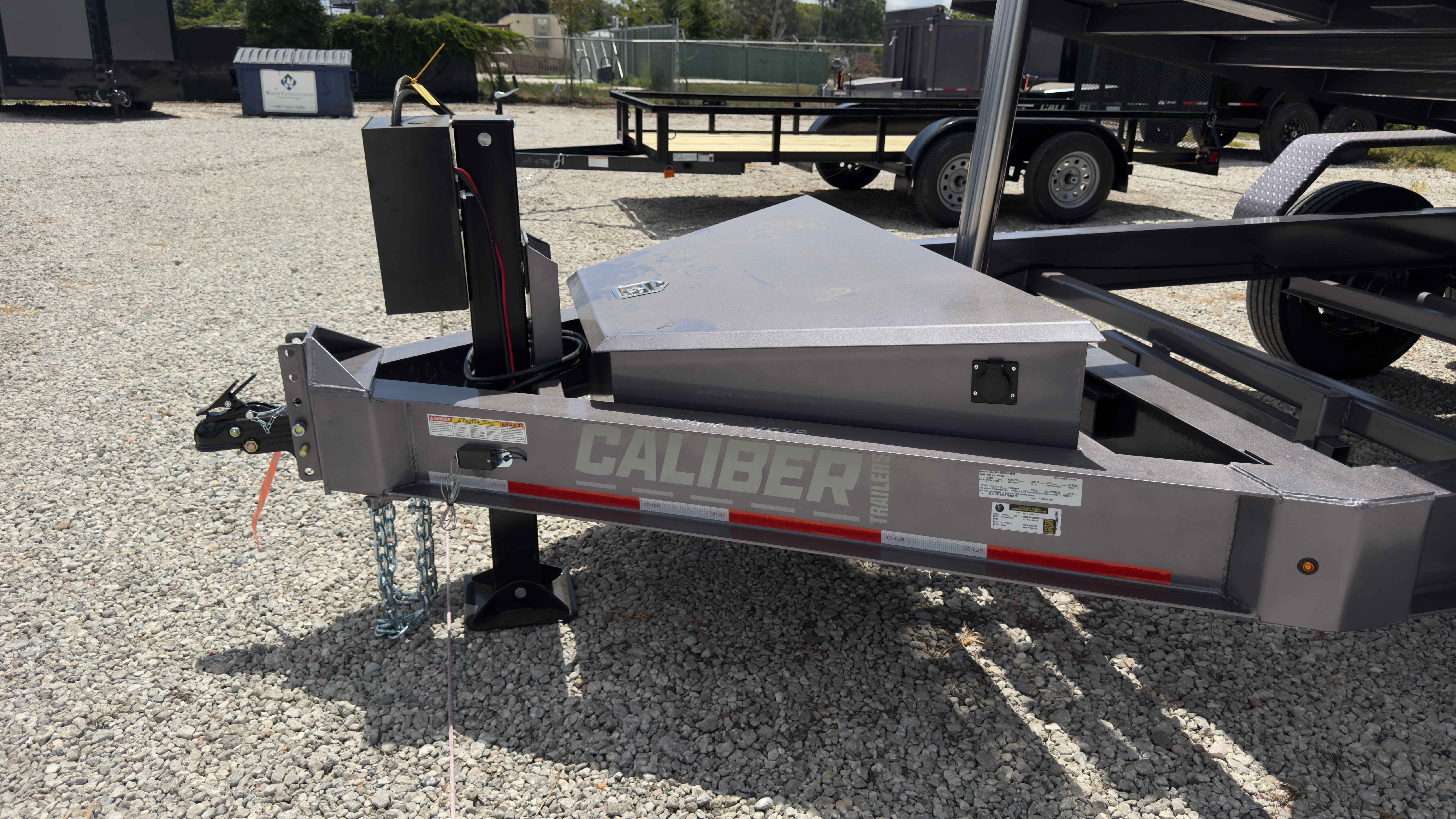 New 7×14 CALIBER Dump Trailer