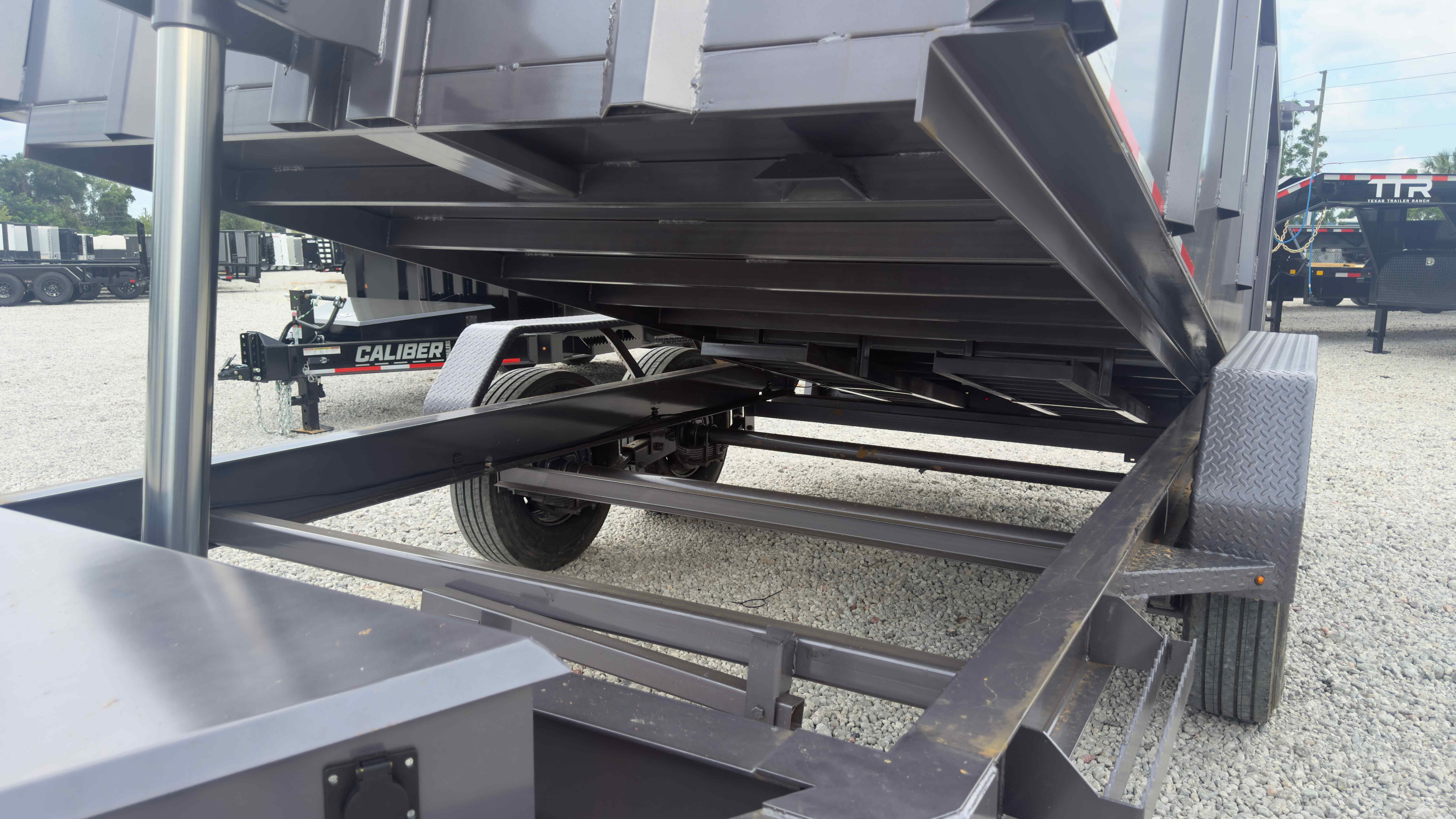 New 7×14 CALIBER Dump Trailer