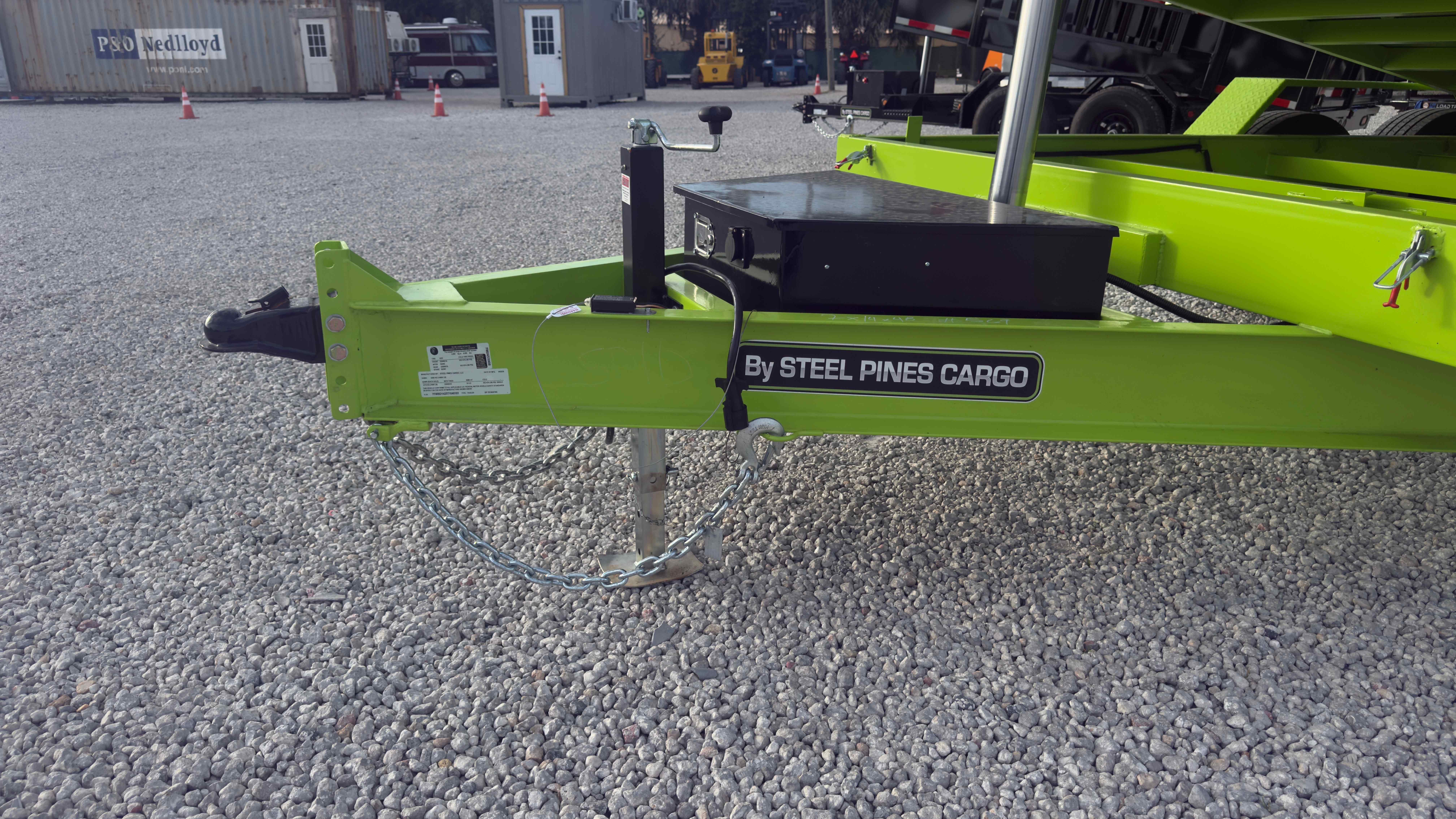 New 7×14 Steel Pines Cargo, LLC Dump Trailer