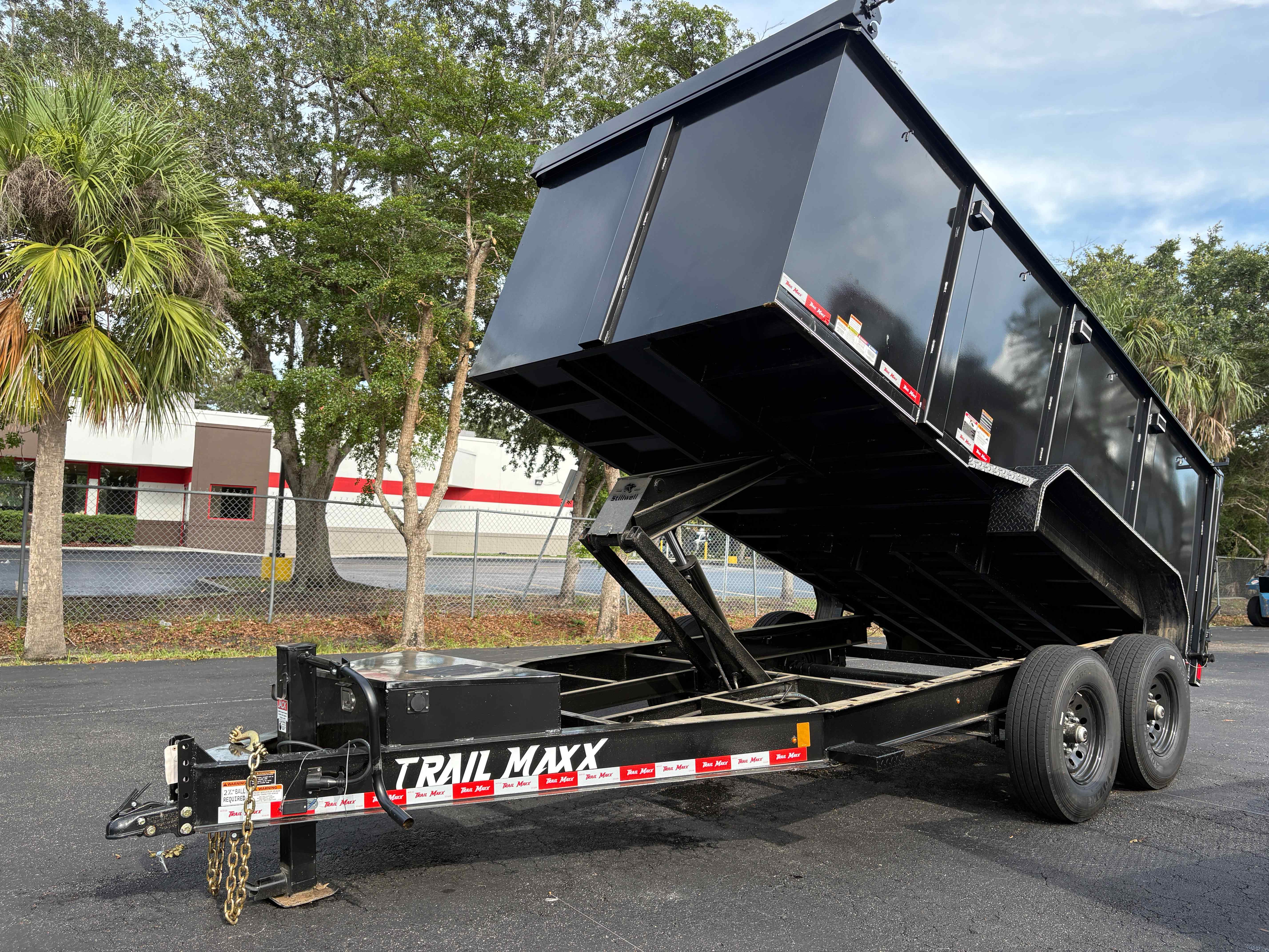 New 7×14 TRAILMAXX Dump Trailer