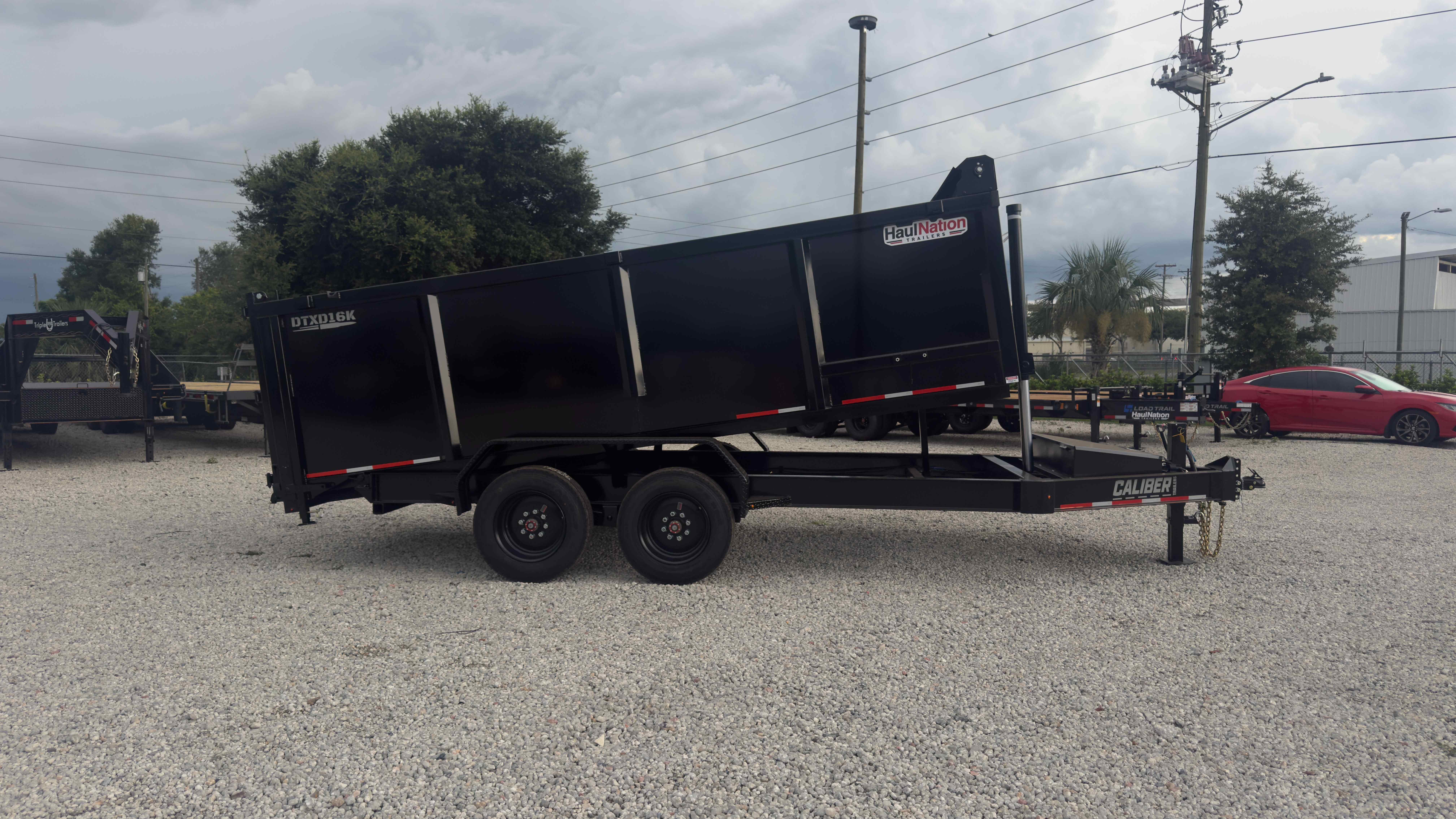 New 7×16 Caliber Dump Trailer