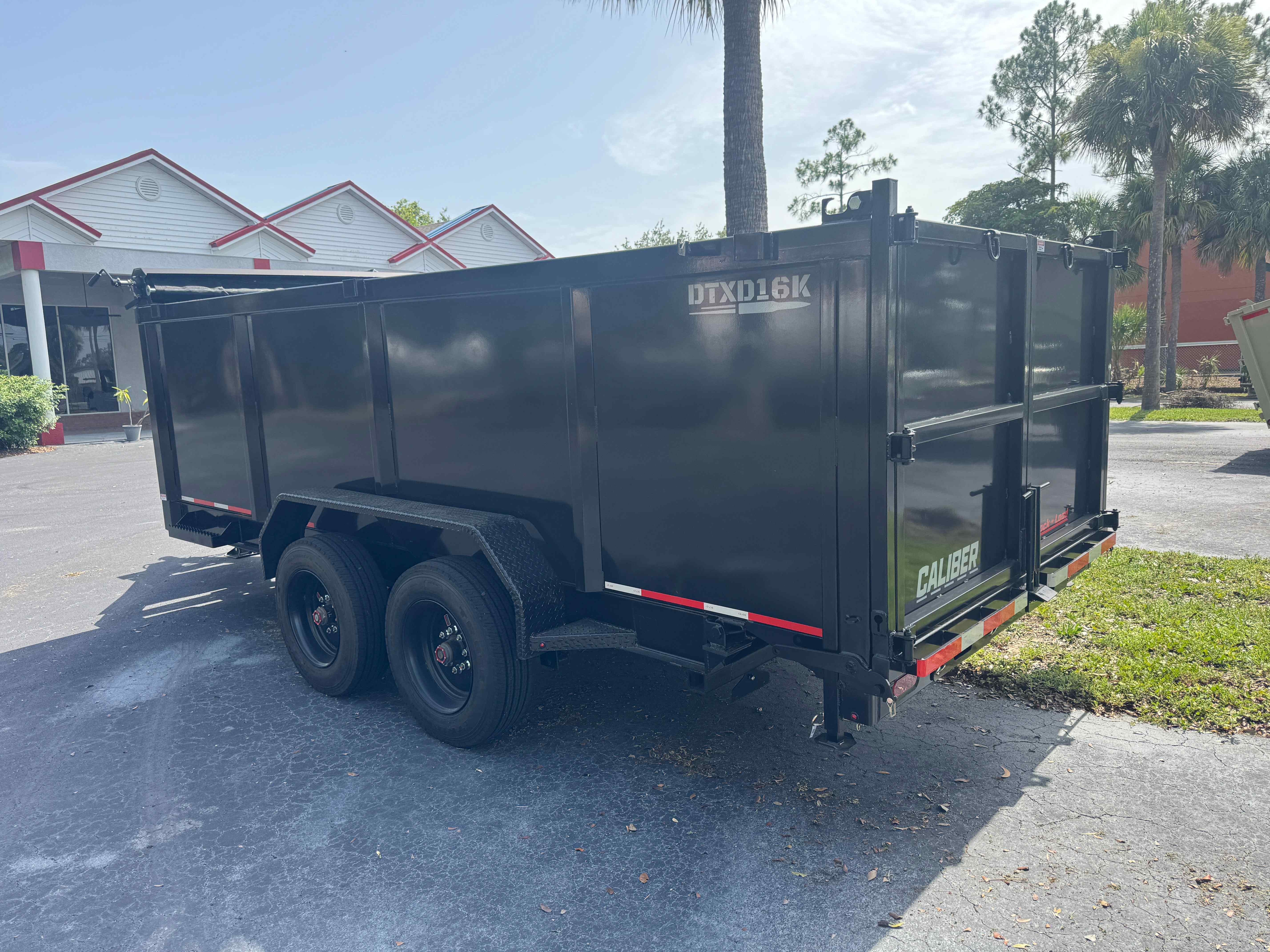 New 7×16 CALIBER Dump Trailer