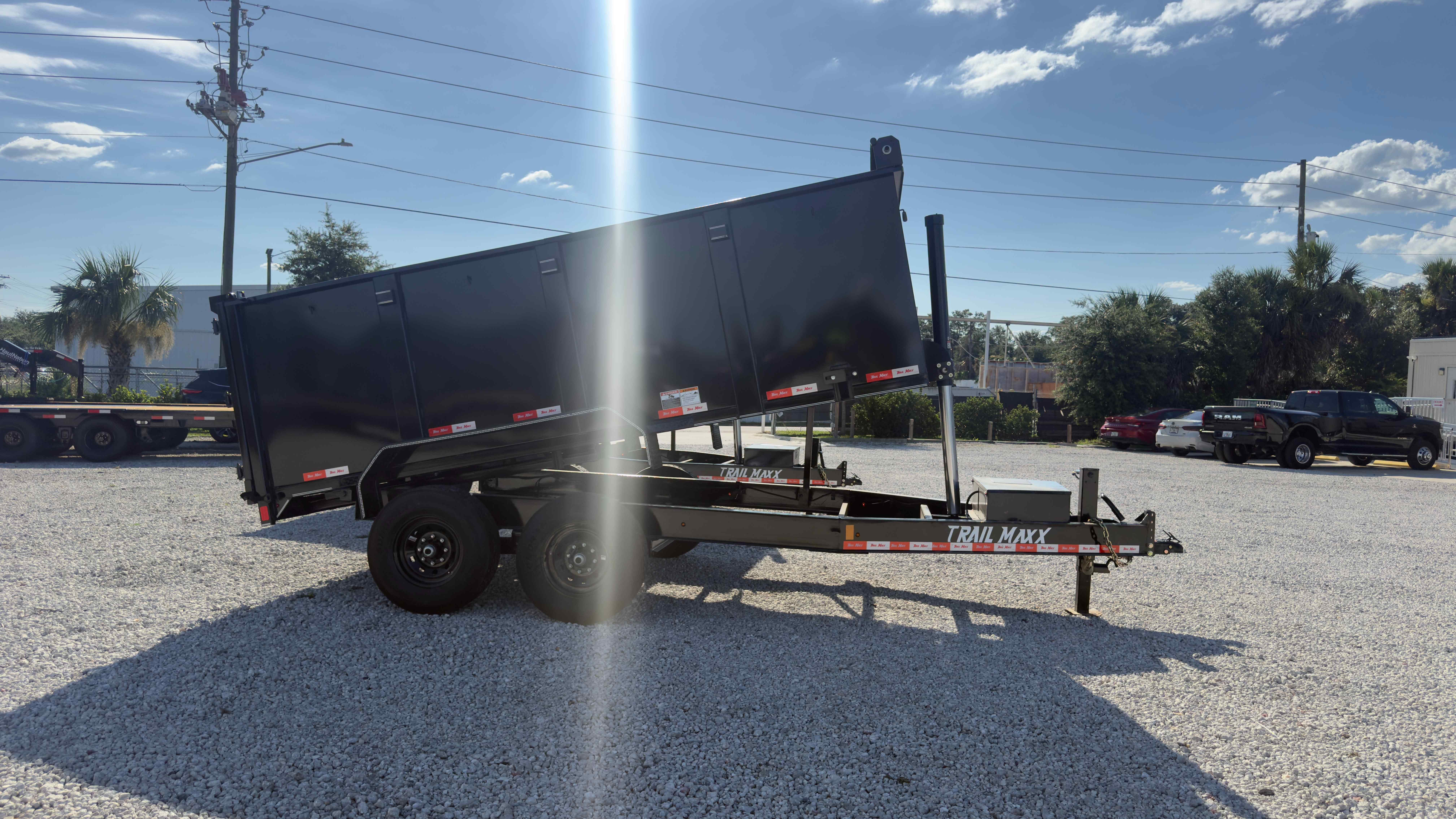 New 7×14 TRAILMAXX Dump Trailer