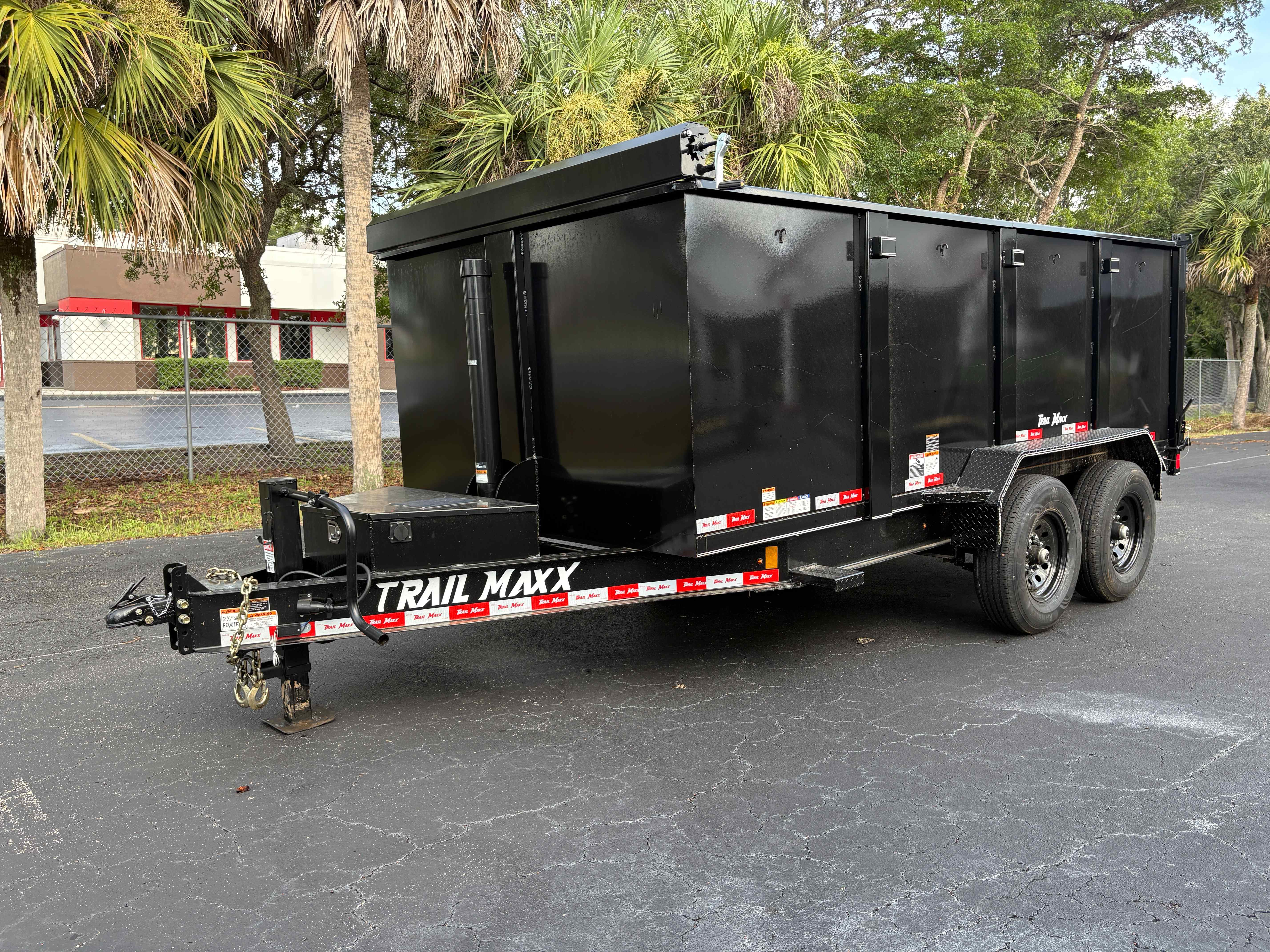 New 7×14 TrailMaxx Dump Trailer
