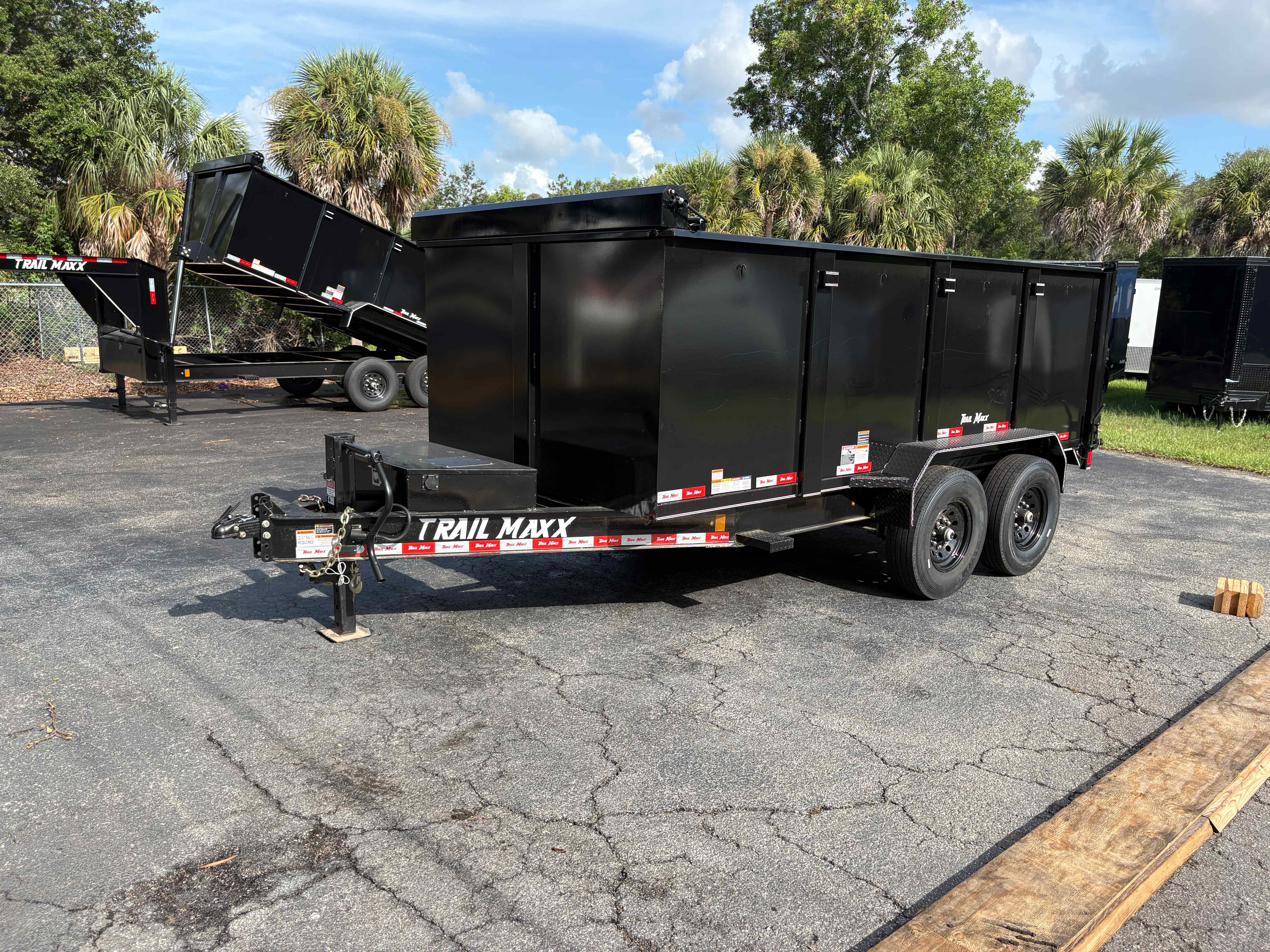 New 7×14 TrailMaxx Dump Trailer