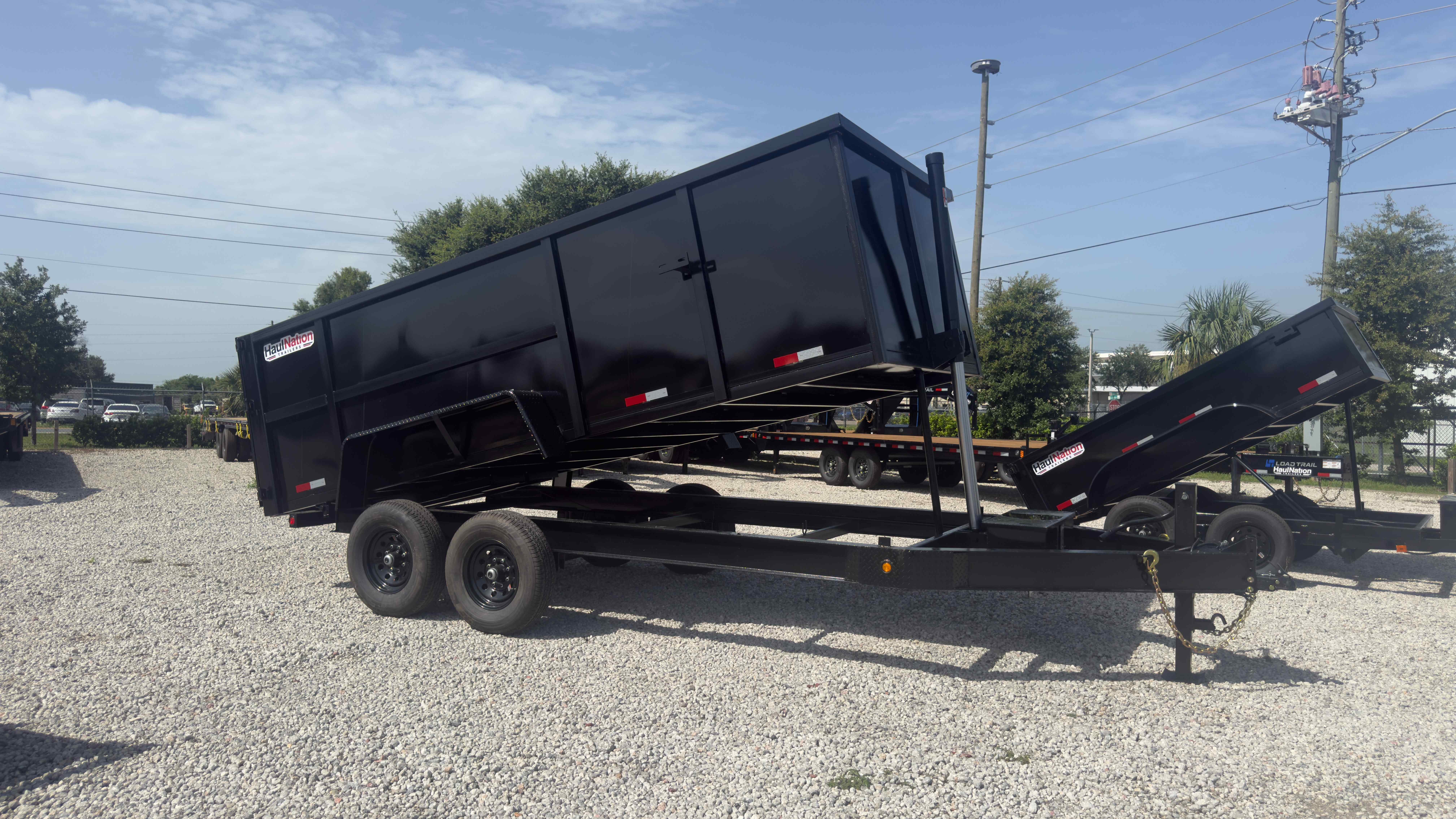 New 7×16 TAYLOR TRAILERS Dump Trailer
