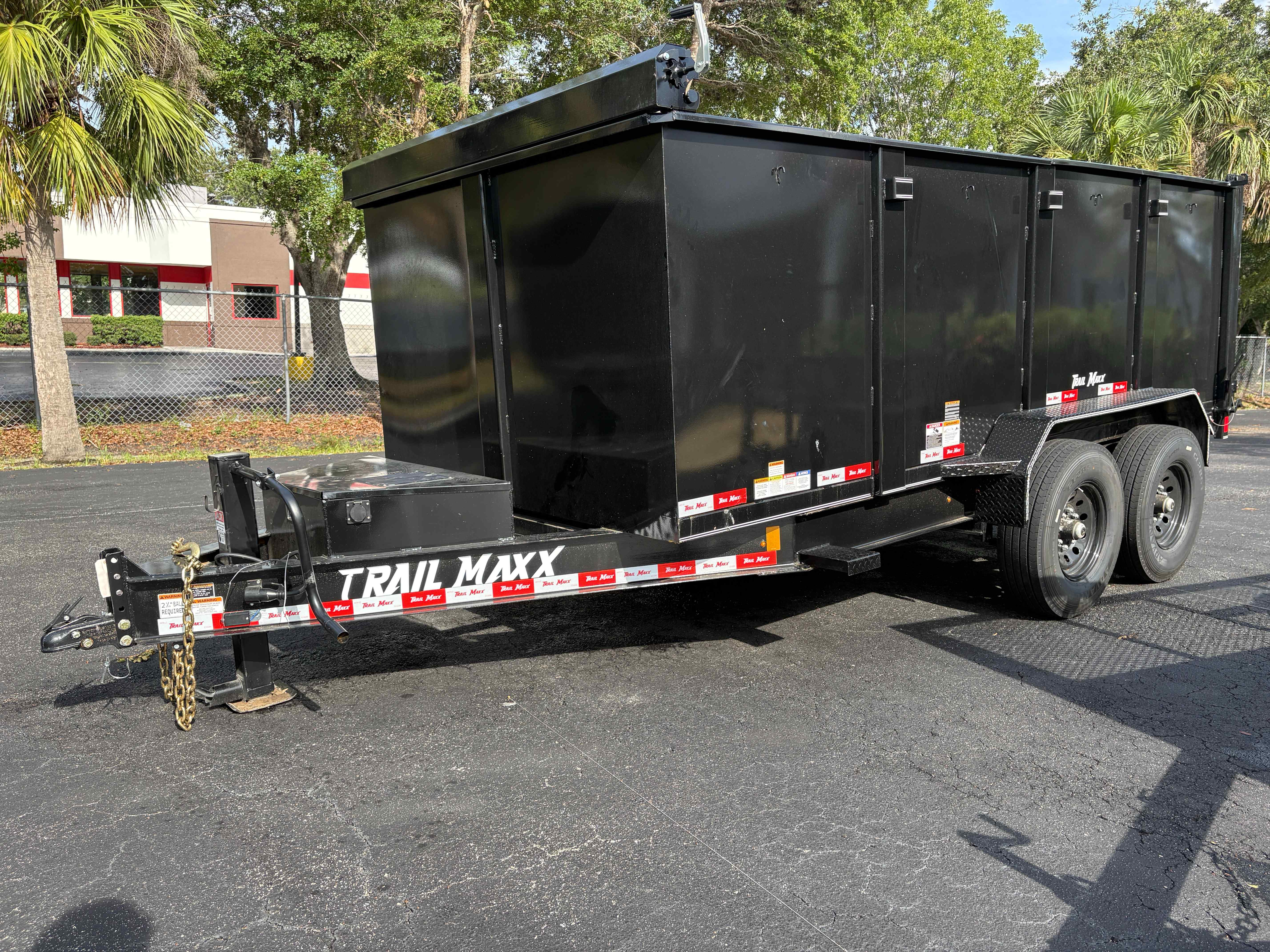 New 7×14 TRAILMAXX Dump Trailer