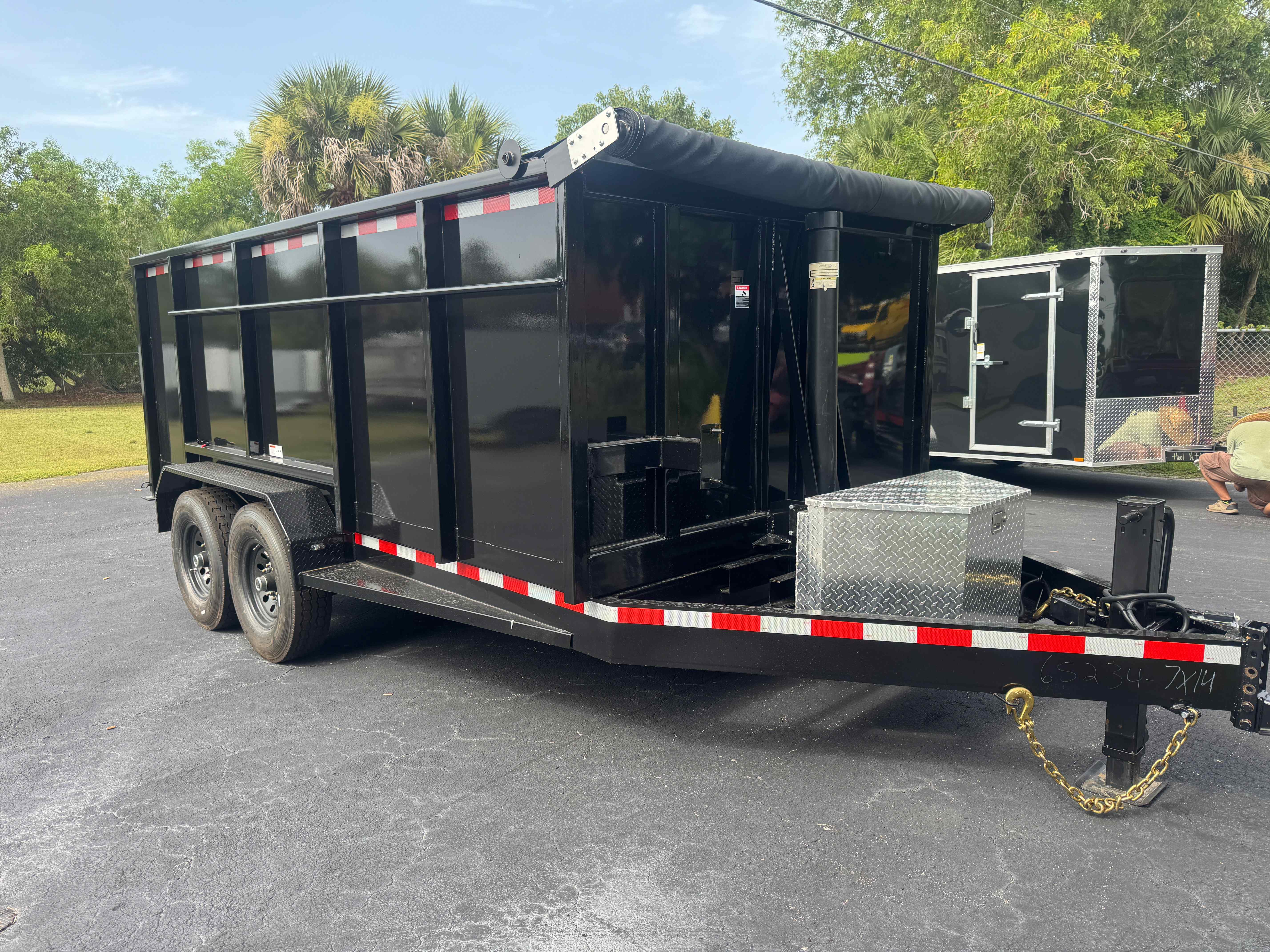 New 7×14 CYNERGY CARGO Dump Trailer