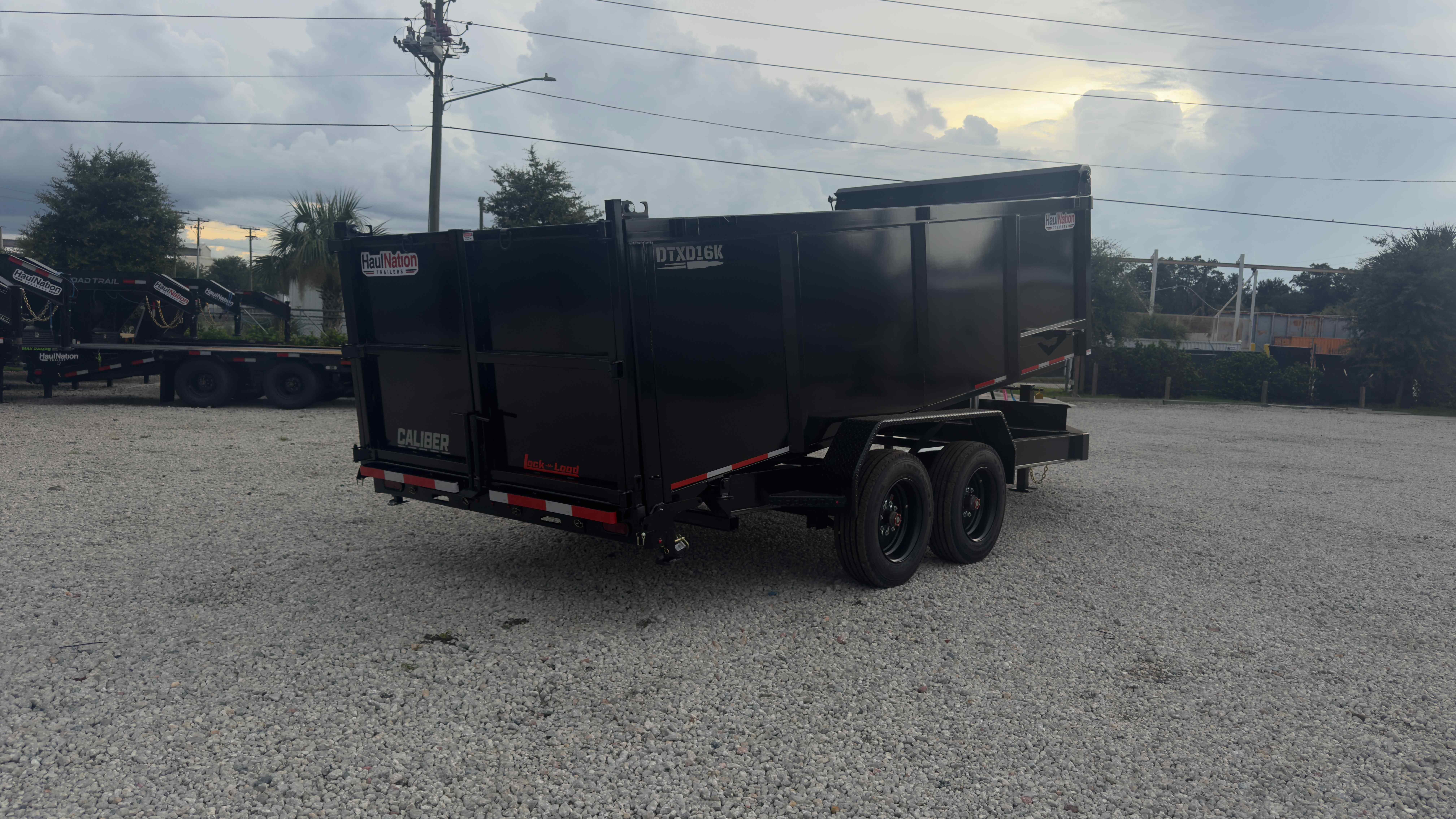 New 7×16 Caliber Dump Trailer