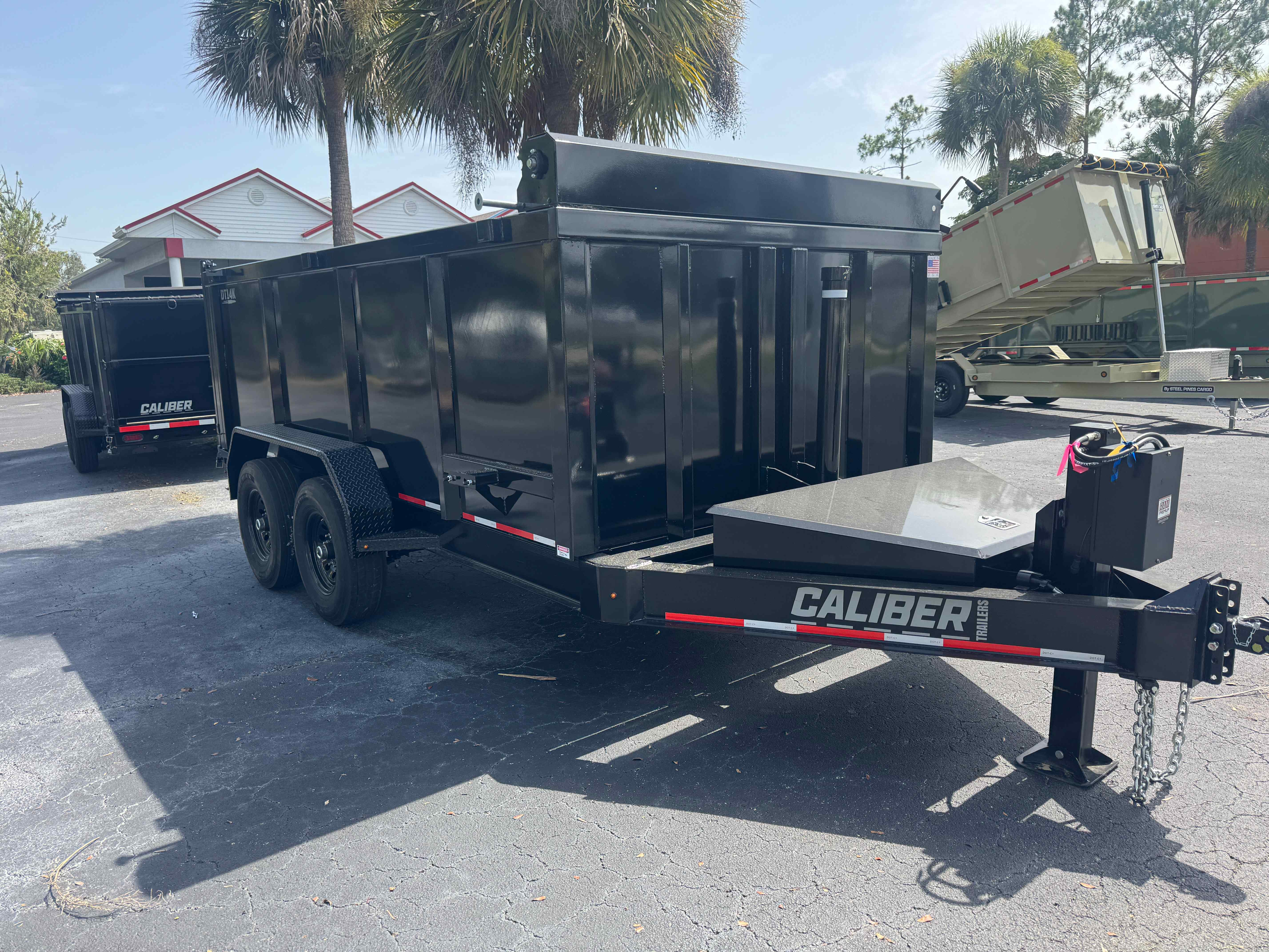 New 7×14 Caliber Dump Trailer