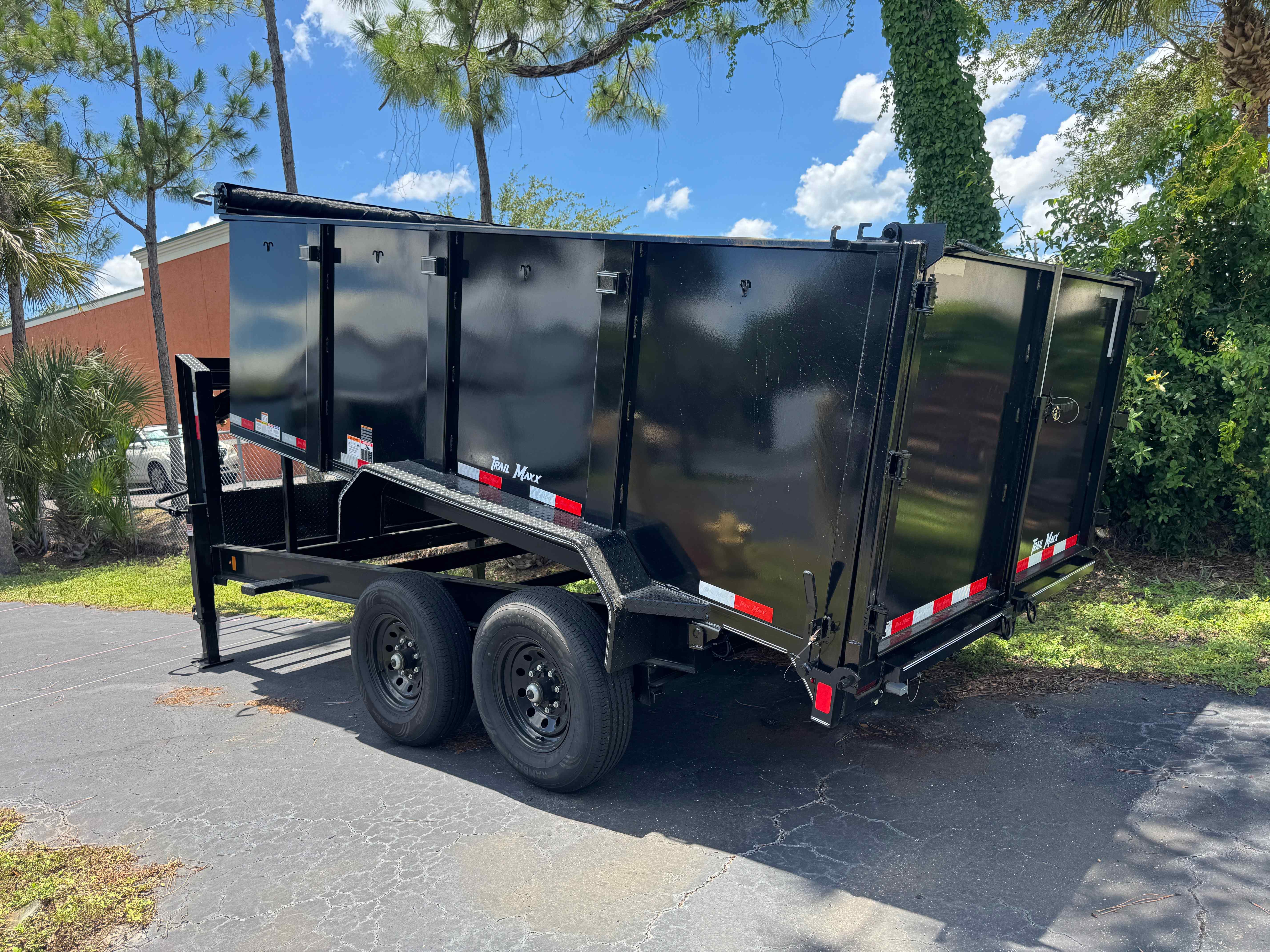 New 7×14 TRAILMAXX Dump Trailer